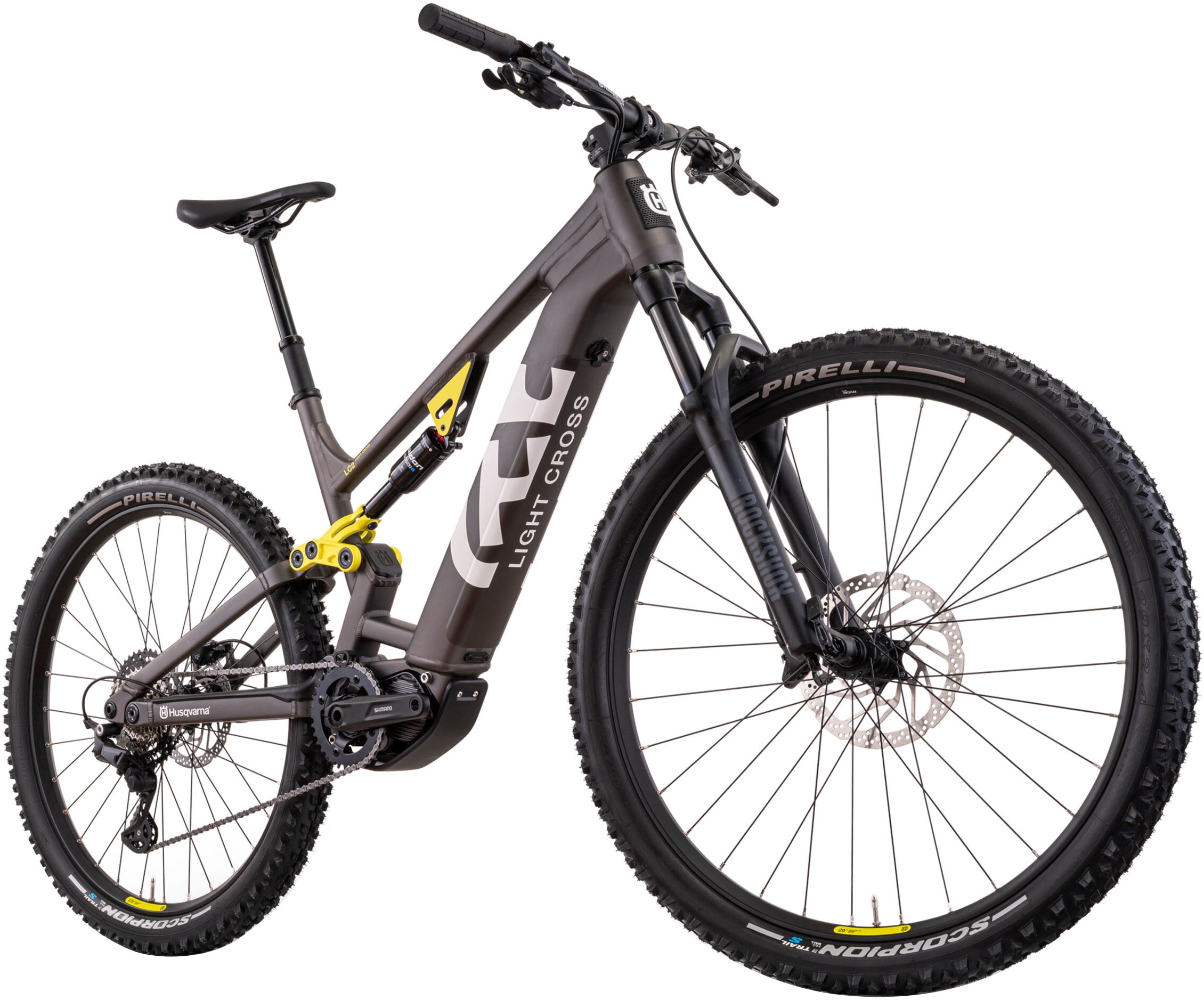 Husqvarna E-BICYCLES E-Bike »E-MTB Light Cross LC2«, 9 Gang, Tektro, RD-M350, Mittelmotor 250 W, Pedelec, Elektrofahrrad für Damen u. Herren, MTB