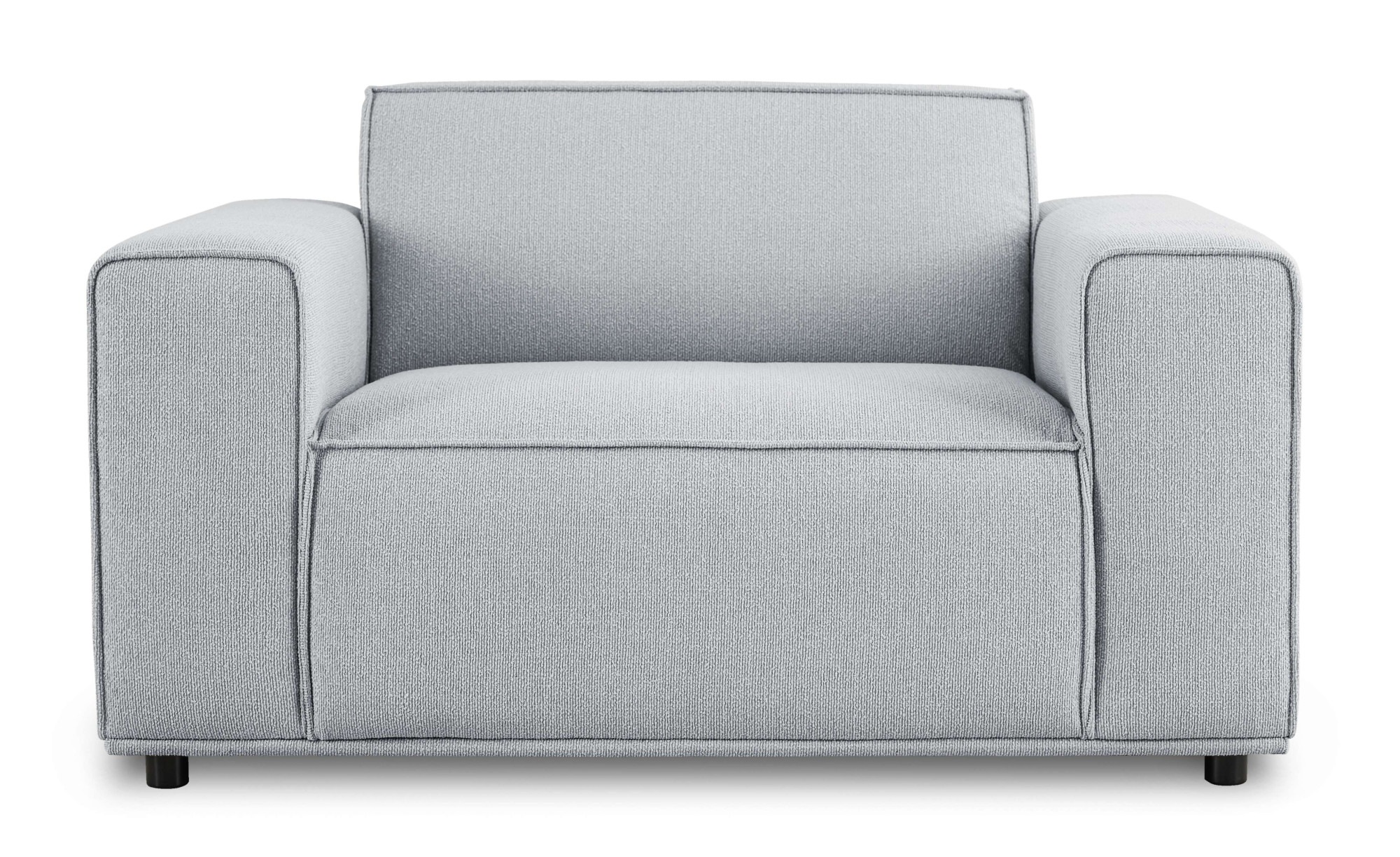 Home affaire Loveseat »Avelin, 1.5 Sitzer, 140 cm, Chenille, Struktur-Boucl günstig online kaufen