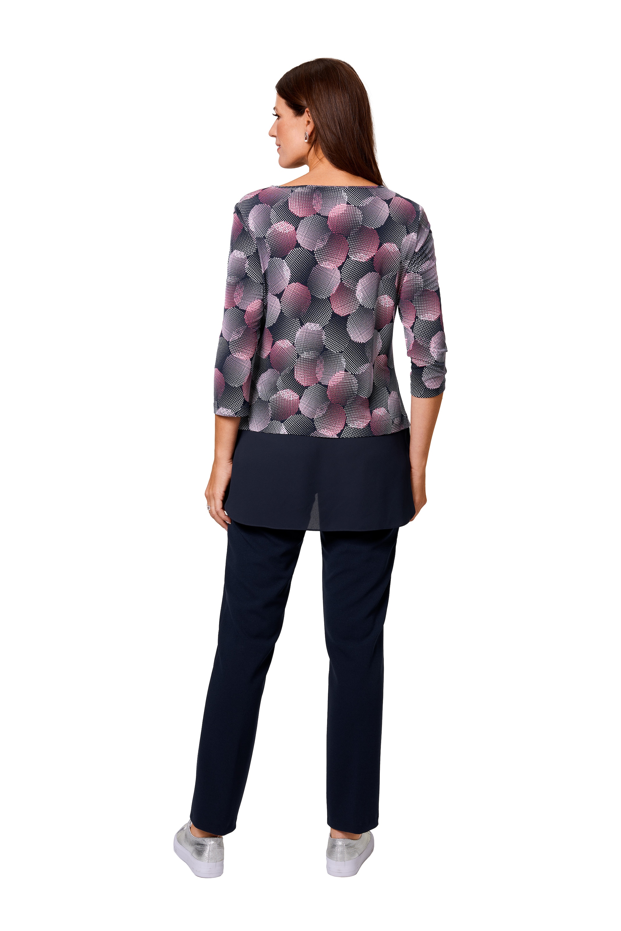 HERMANN LANGE Collection Blusenshirt »Blusenshirt gemustert«, mit Allover-Print