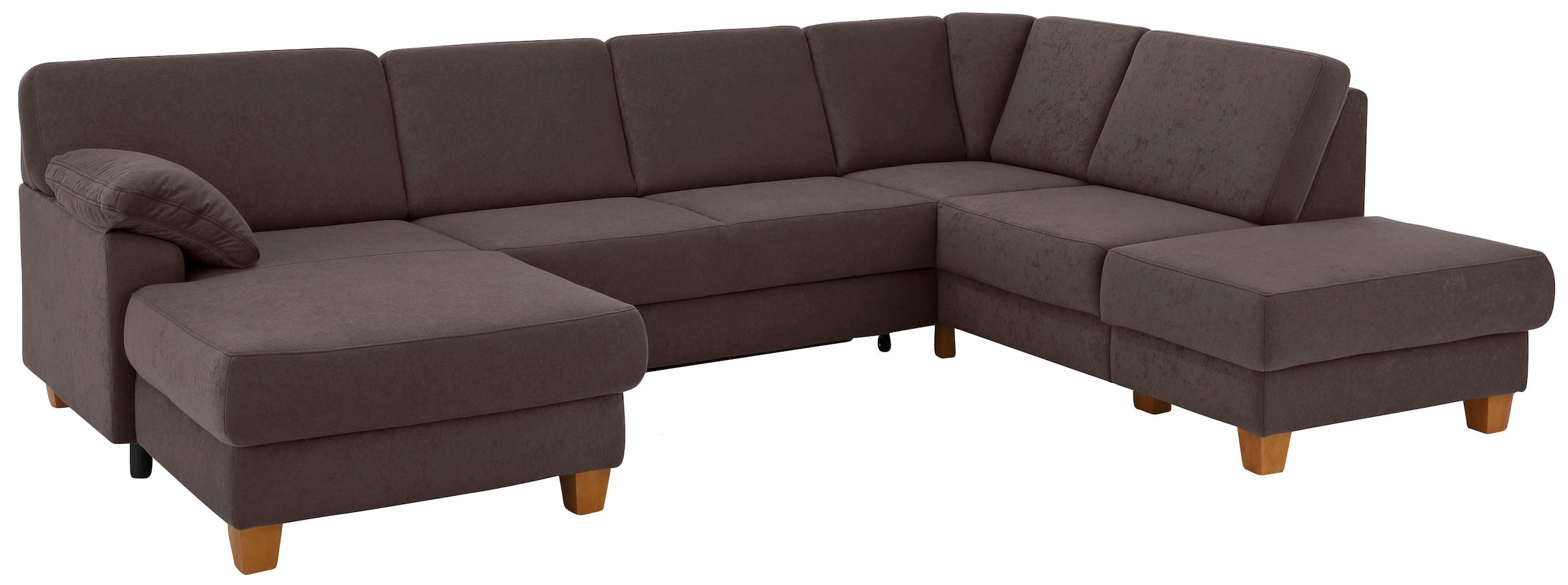 Home affaire Wohnlandschaft »Belfort U-Form« mit Federkern, wahlweise mit B günstig online kaufen