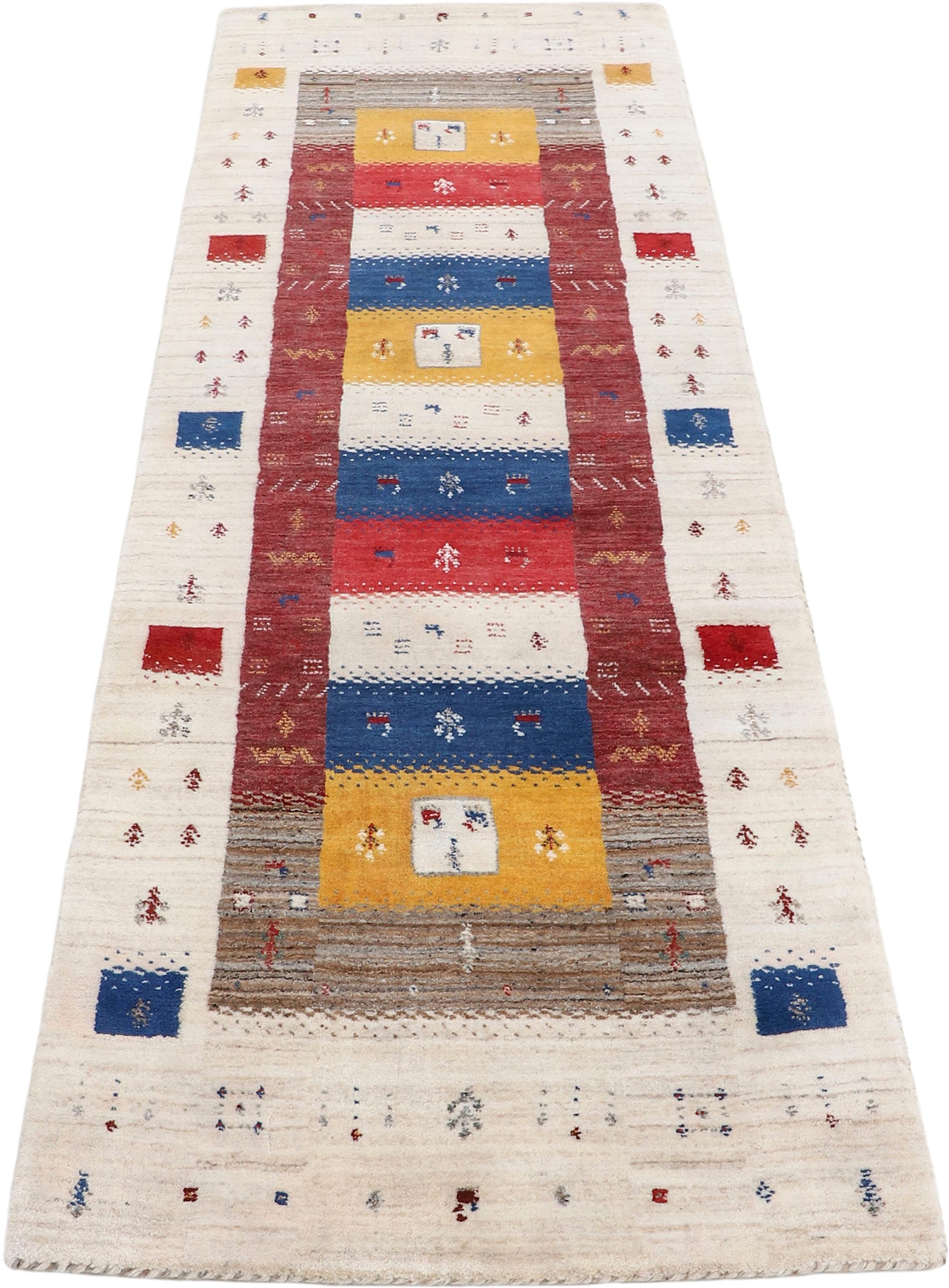 carpetfine Läufer »Gabbeh Soni«, rechteckig, 15 mm Höhe, reine Wolle, sehr günstig online kaufen