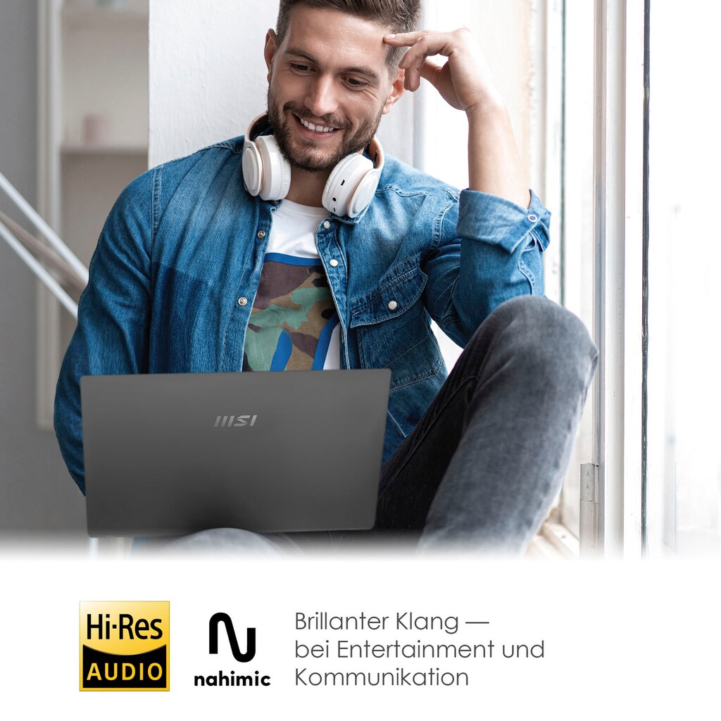 MSI Notebook »A11SBU-014«, 39,6 cm, / 15,6 Zoll, Intel, Core i7, GeForce MX450, 512 GB SSD