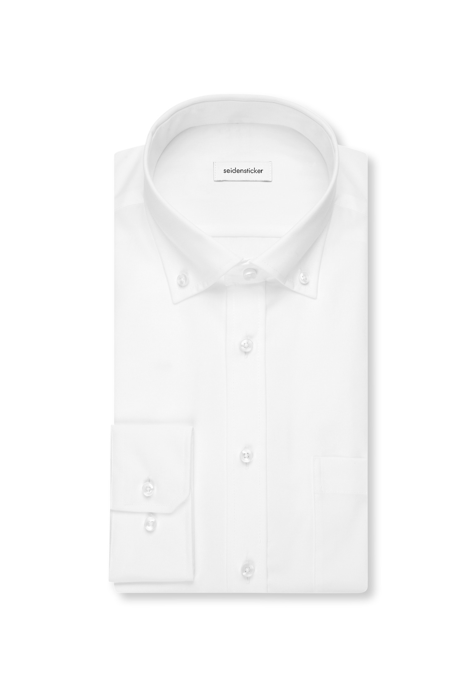 seidensticker Businesshemd »Schwarze Rose« Regular 1/1 Button-Down-Kragen Uni