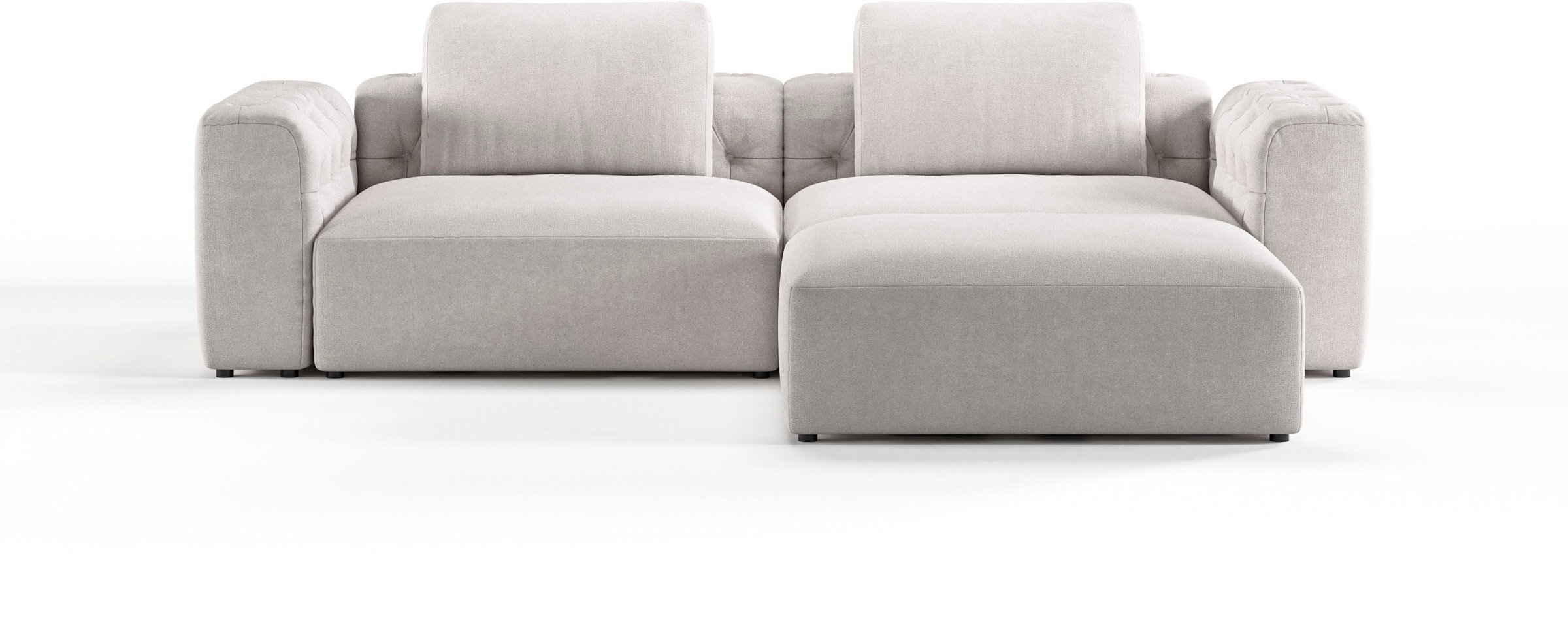 RAUM.ID Ecksofa »Cushid L-Form«, Modulset, bestehend aus 3 Teilen günstig online kaufen