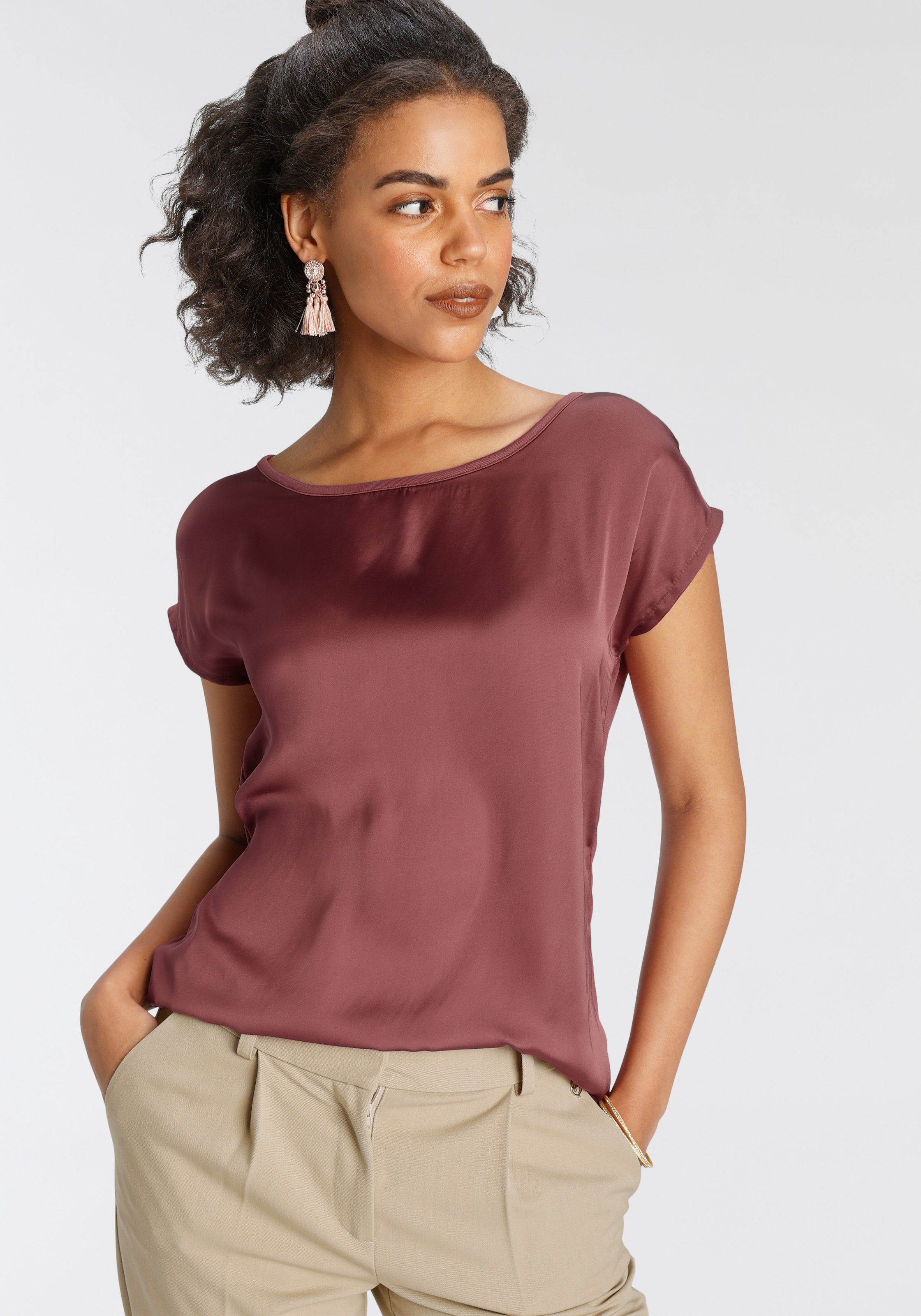 Kurzarm-Blusen Modische kaufen | Blusen Damen auf online für