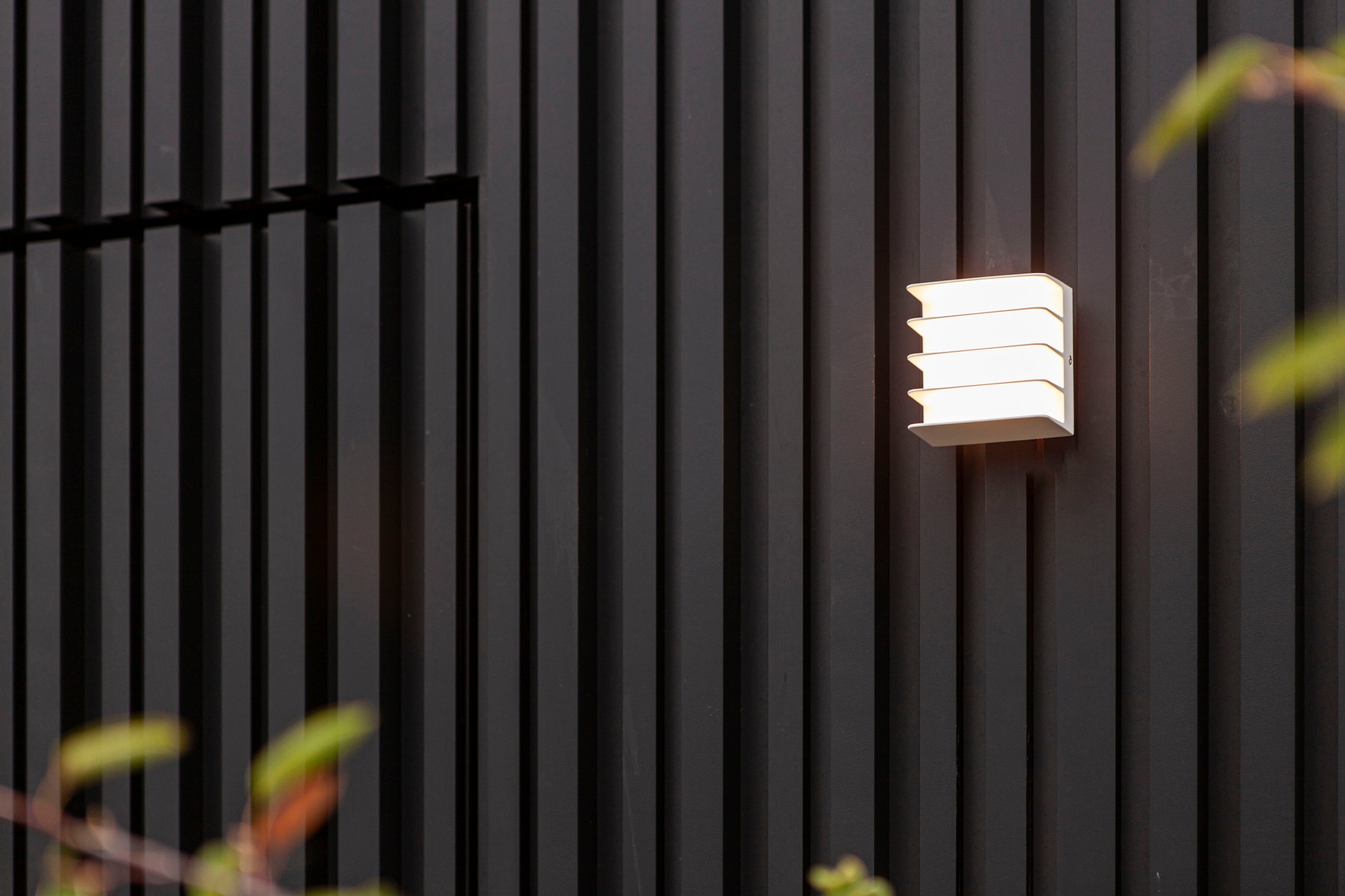 LUTEC LED Außen-Wandleuchte »GRIDY«, Leuchtmittel LED-Modul | LED fest integriert