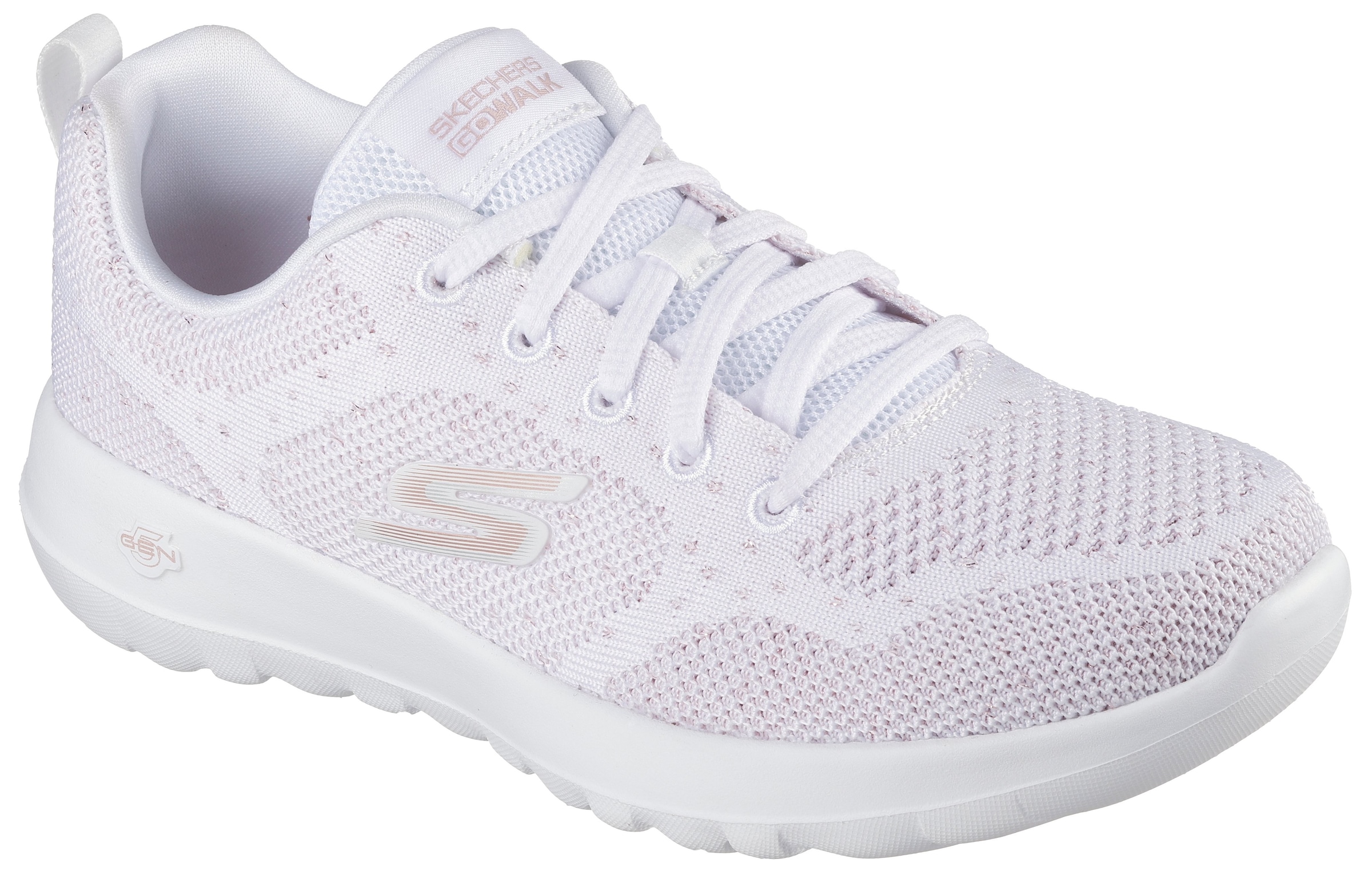 Skechers Sneaker »GO WALK JOY-VIOLET«, Trainingsschuh, Schnürschuh mit Goga Mat Technologie