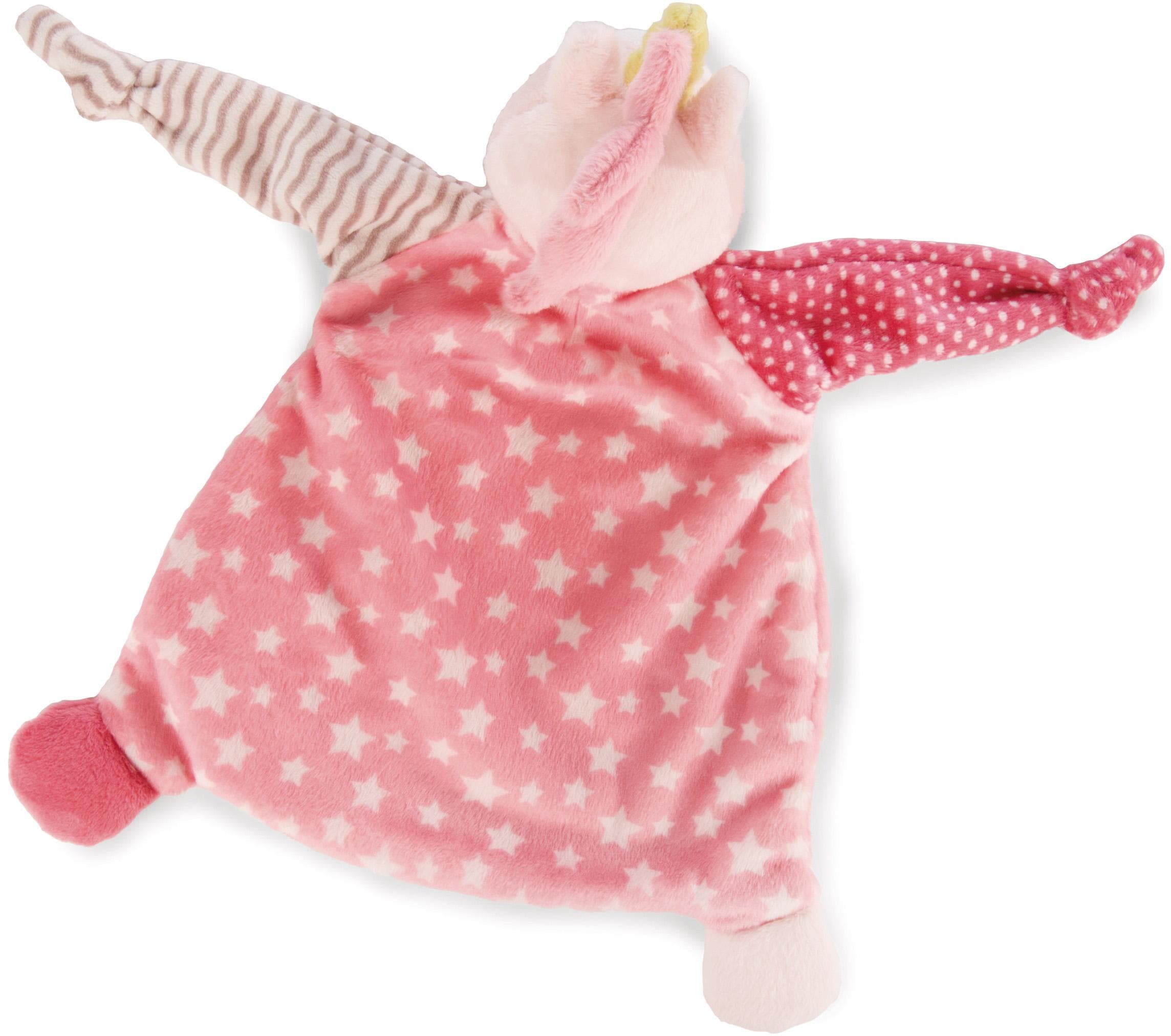 Nici Schmusetuch »My First NICI Kollektion, Einhorn Stupsi, rosa mit Sternen«, mit aufgestickten Augen