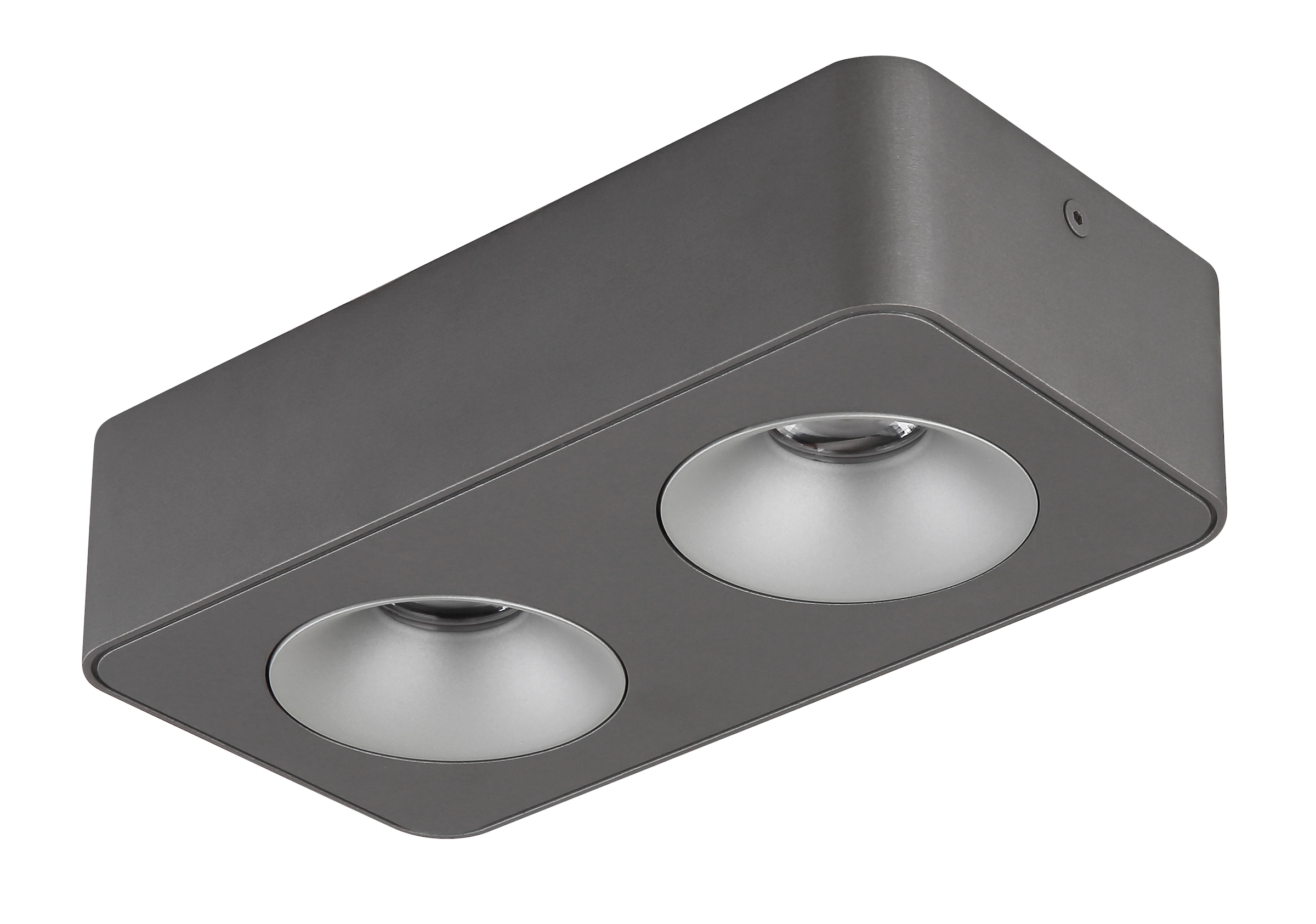 GLOBO LIGHTING LED Deckenstrahler »HANGARAU«, Leuchtmittel LED-Modul | LED fest integriert, Spot/grau/3000K/Flur/Wohnbereich/LxBxH: 1800x85x185mm