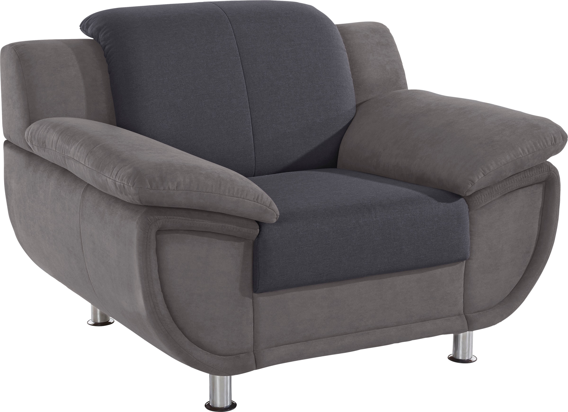 TRENDMANUFAKTUR Sessel »Rondo 3, Loungesessel« wahlweise mit komfortablem Federkern, mit extra breiten Armlehnen