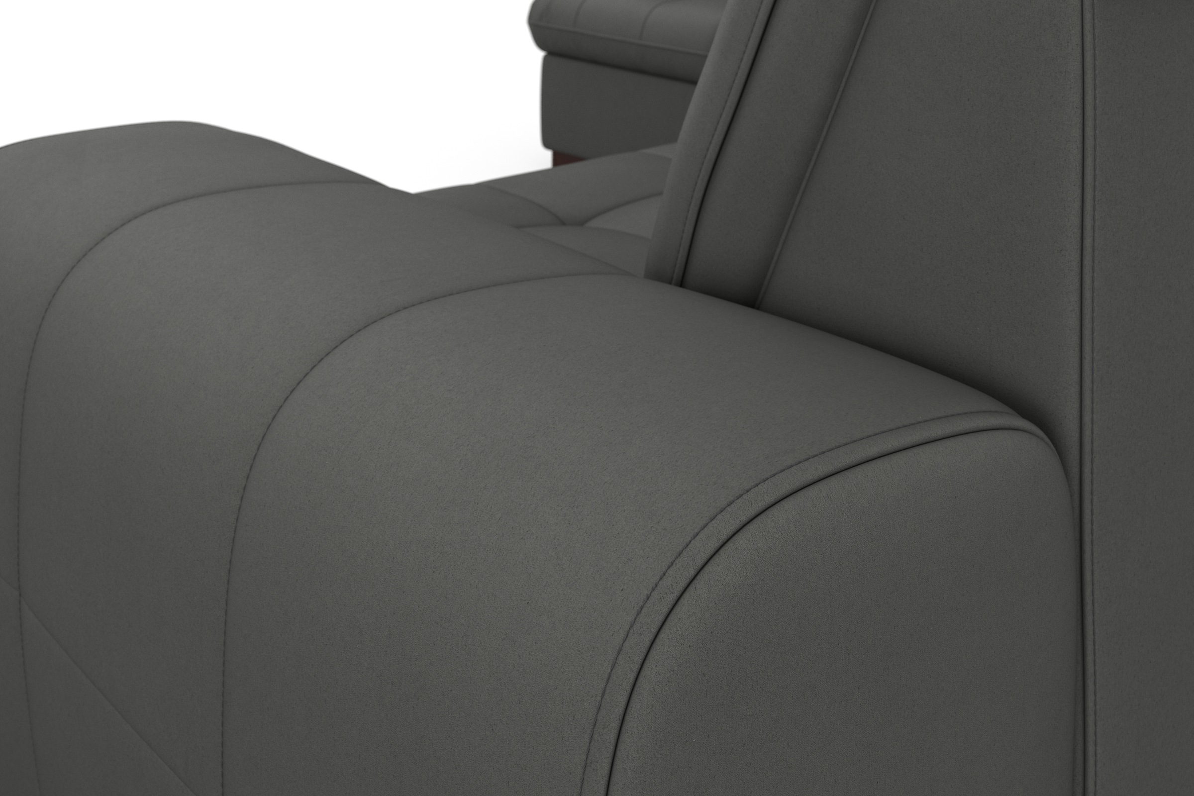 sit&more Ecksofa »Luxor L-Form«, wahlweise mit Bettfunktion, Stauraum und Kopfteilverstellung