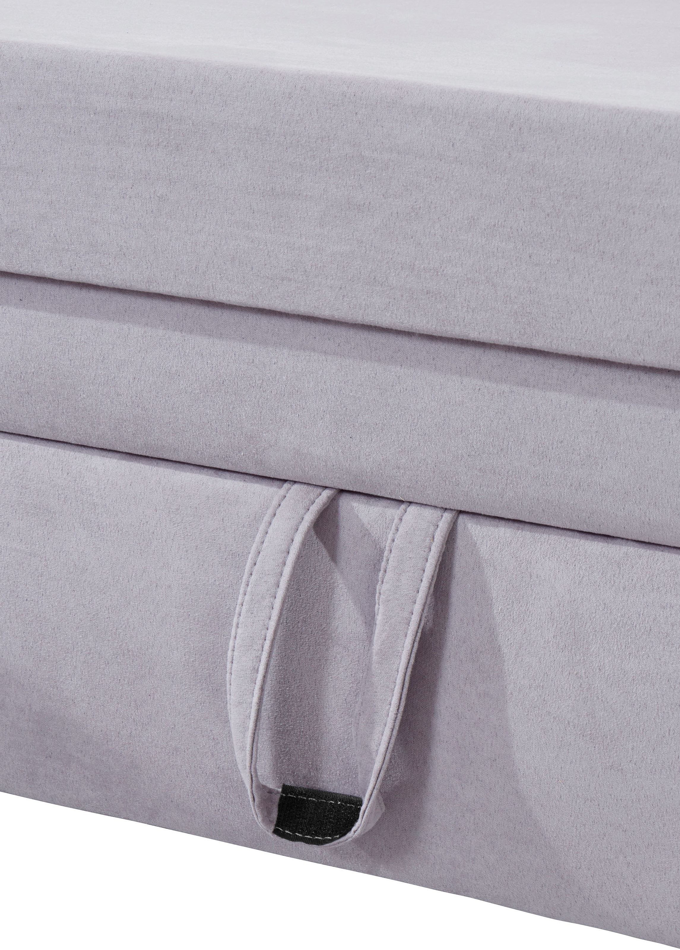Places of Style Ecksofa »Lolland L-Form«, Wahlweise mit Bettfunktion und Stauraum, auch mit abwischbarem Bezug