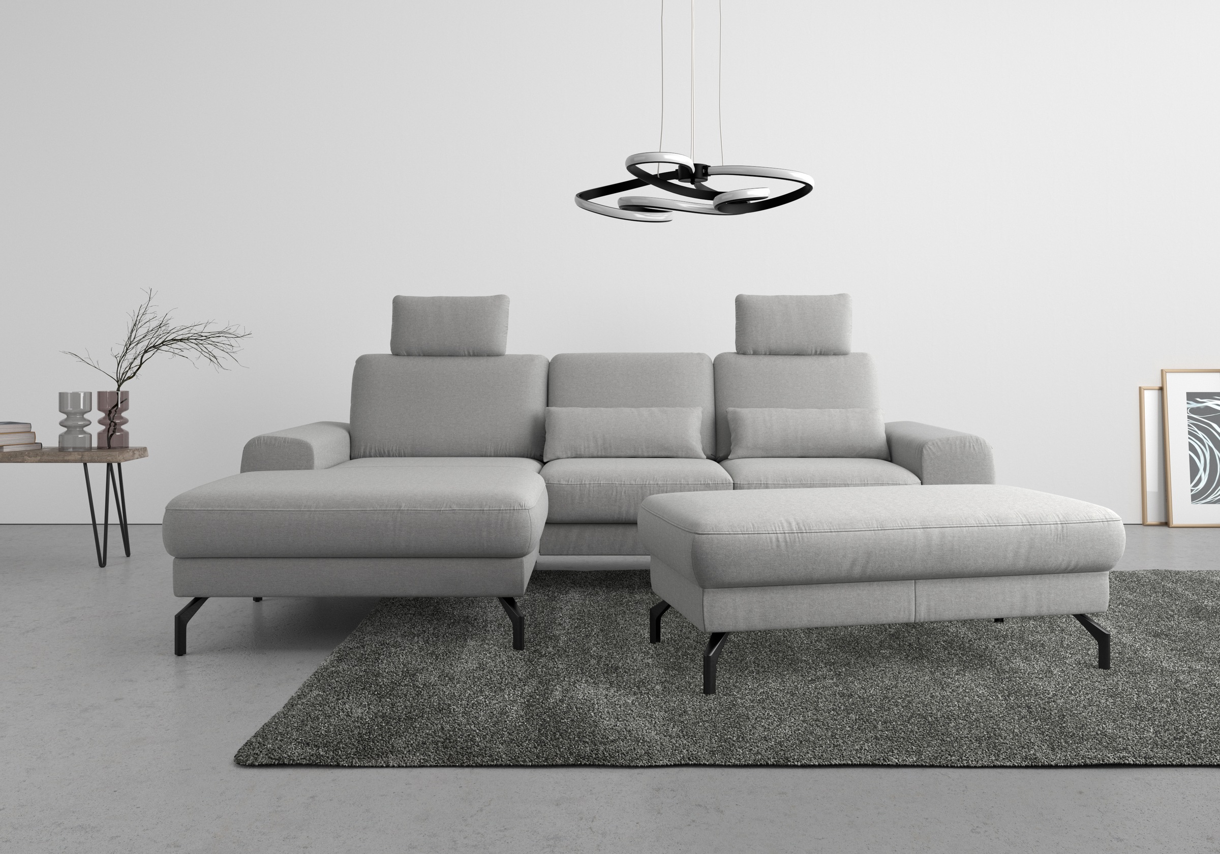 sit&more Ecksofa »Cinturo L-Form«, inklusive Sitztiefenverstellung und Fede günstig online kaufen