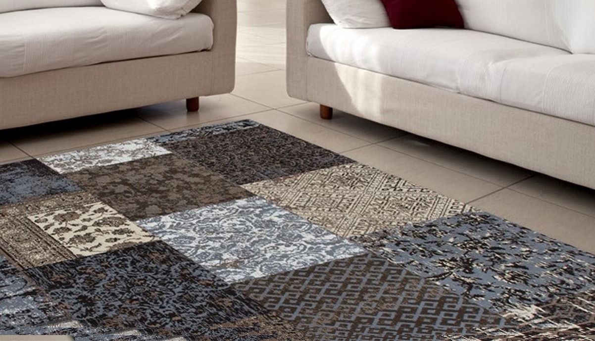 my home Teppich »Ella«, rechteckig, 10 mm Höhe, Vintage Design, Wohnzimmer günstig online kaufen