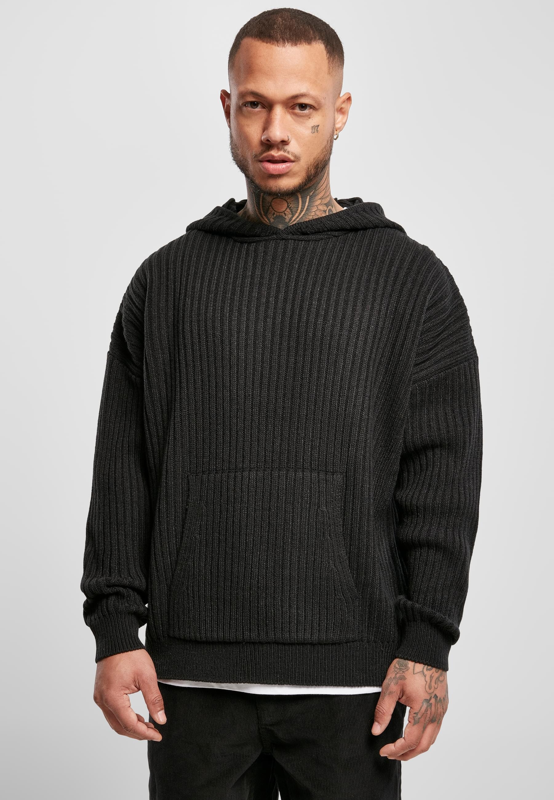 URBAN CLASSICS Kapuzensweatshirt »Urban Classics Herren Knitted Hoody«, 1 Stk.
