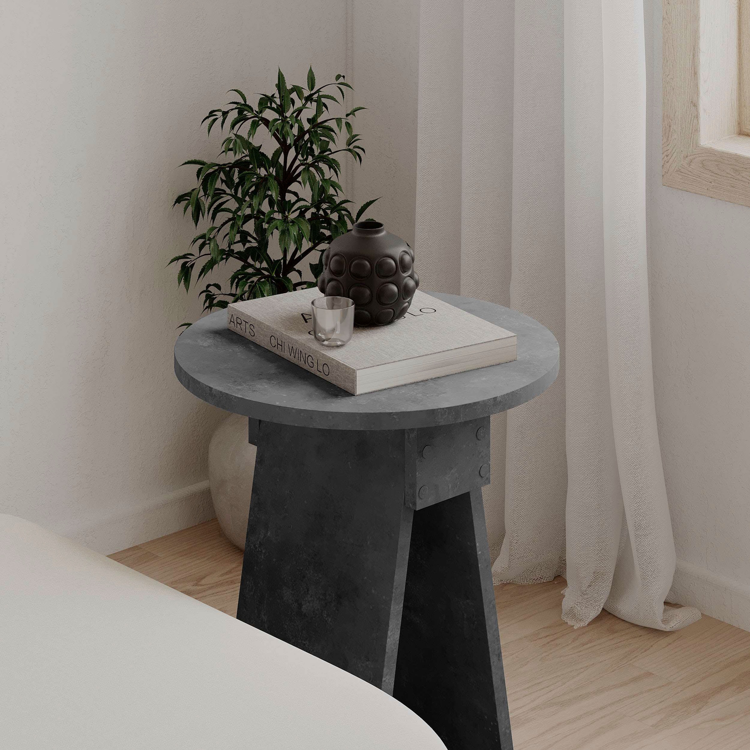 Decortie Beistelltisch »CHEN BEISTELLTISCH«, (Packung, 1 St.), Leichte Montage, Lagerung, Platzsparend