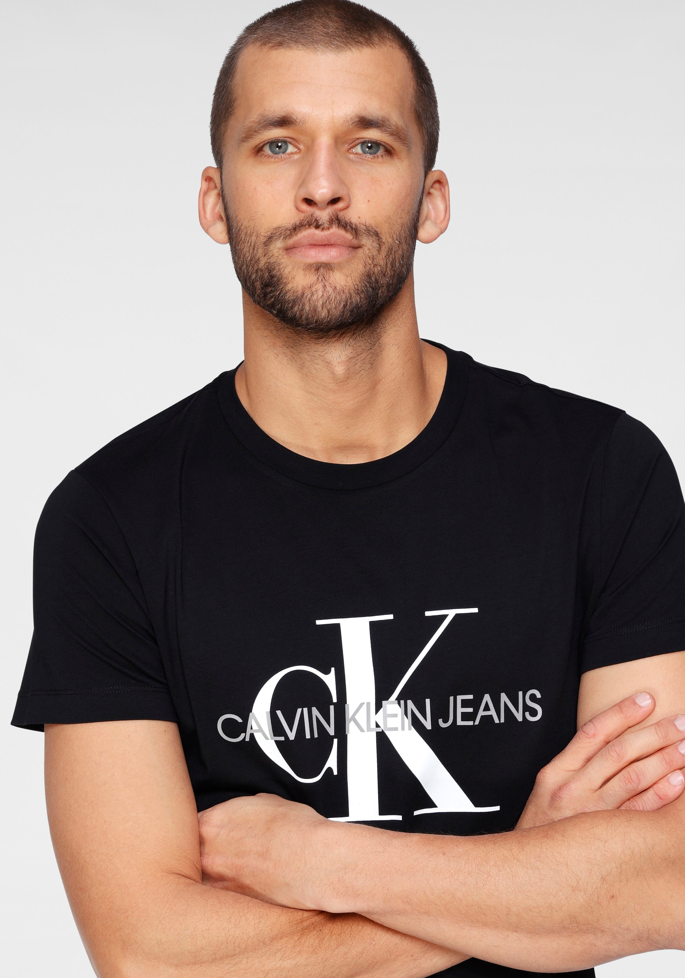 Calvin Klein Jeans T-Shirt »ICONIC MONOGRAM SLIM TEE«