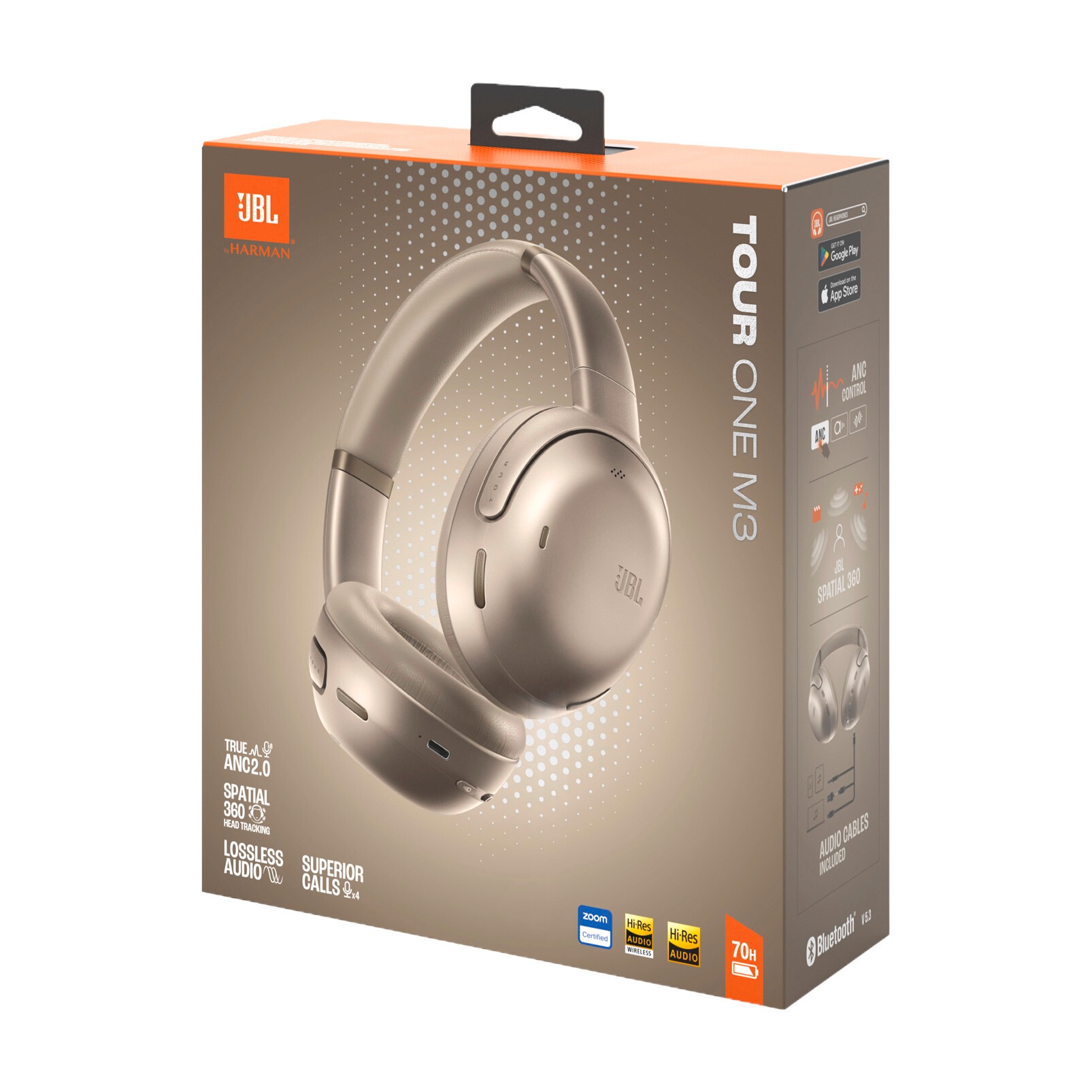 JBL Over-Ear-Kopfhörer »TOUR ONE M3«, A2DP Bluetooth, Active Noise Cancelling (ANC)-Freisprechfunktion-Multi-Point-Verbindung
