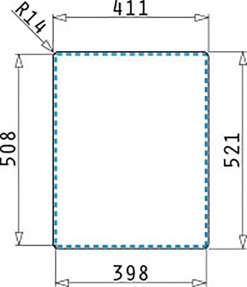 Pyramis Edelstahlspüle