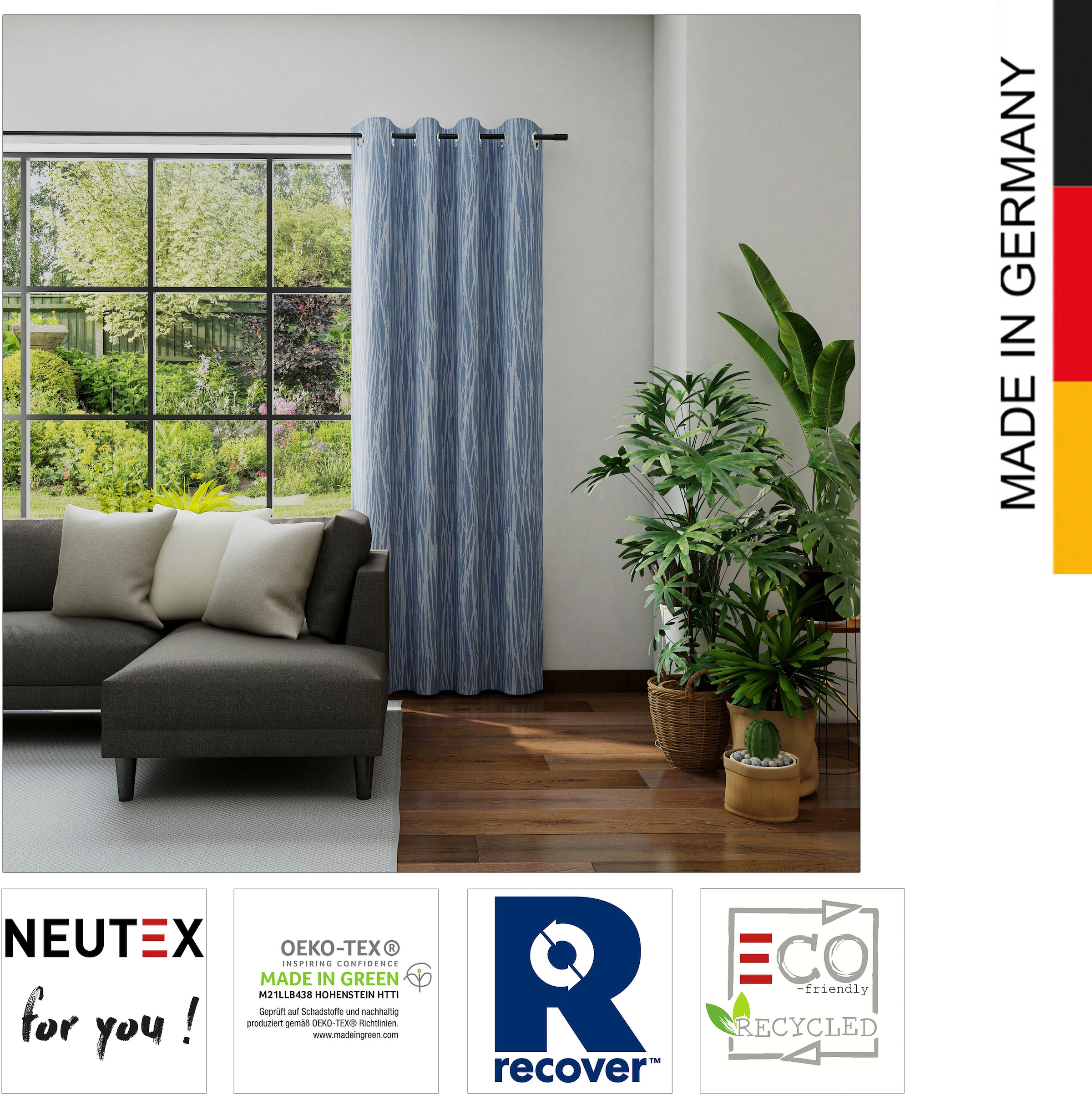 Neutex for you! Vorhang »David Eco«, (1 St.), Nachhaltig kaufen | Fertiggardinen