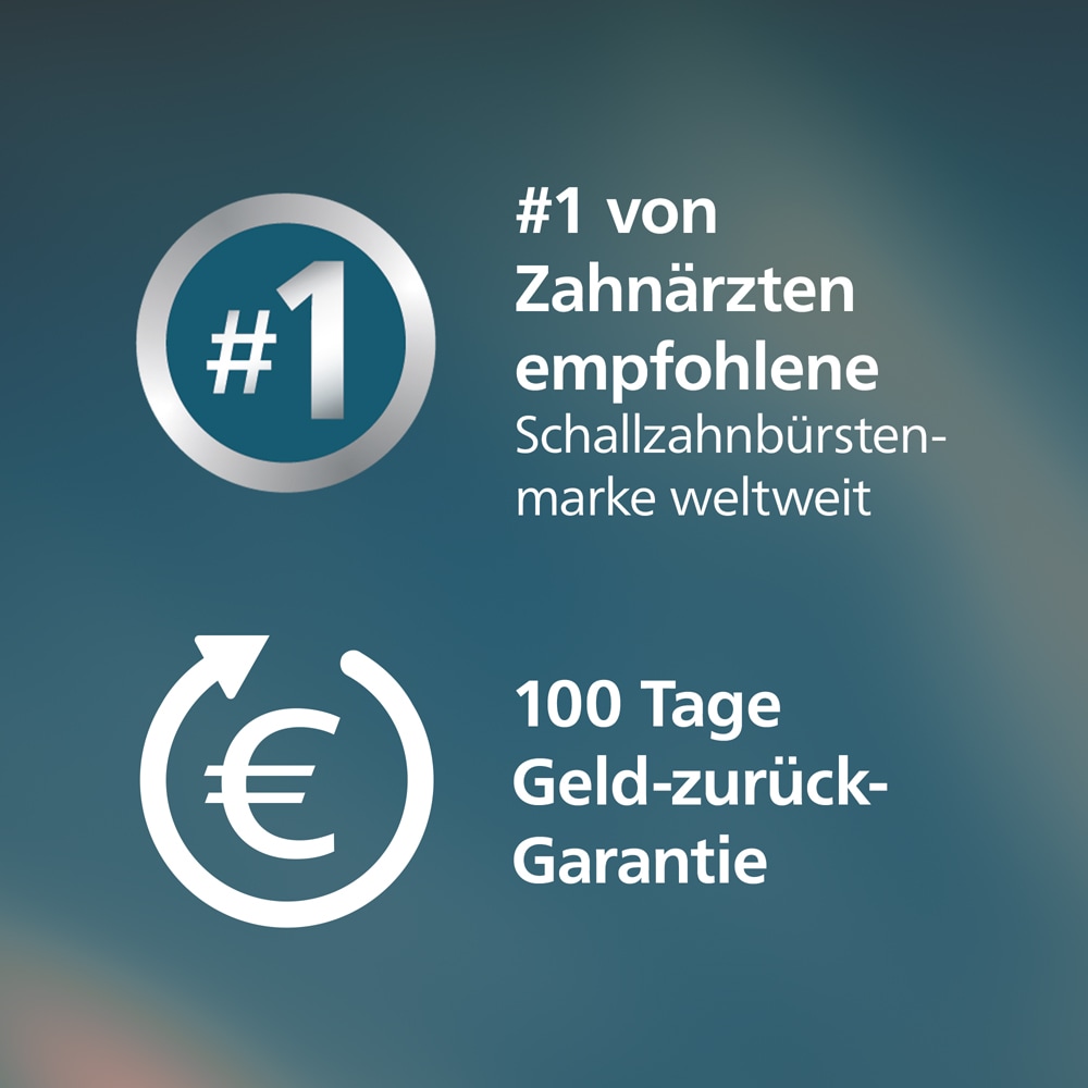 Philips Sonicare Elektrische Zahnbürste »Series 7500« 2 Stk. Aufsteckbürsten mit Drucksensor und 3 Intensitätsstufen, inkl. Reiseladeetui