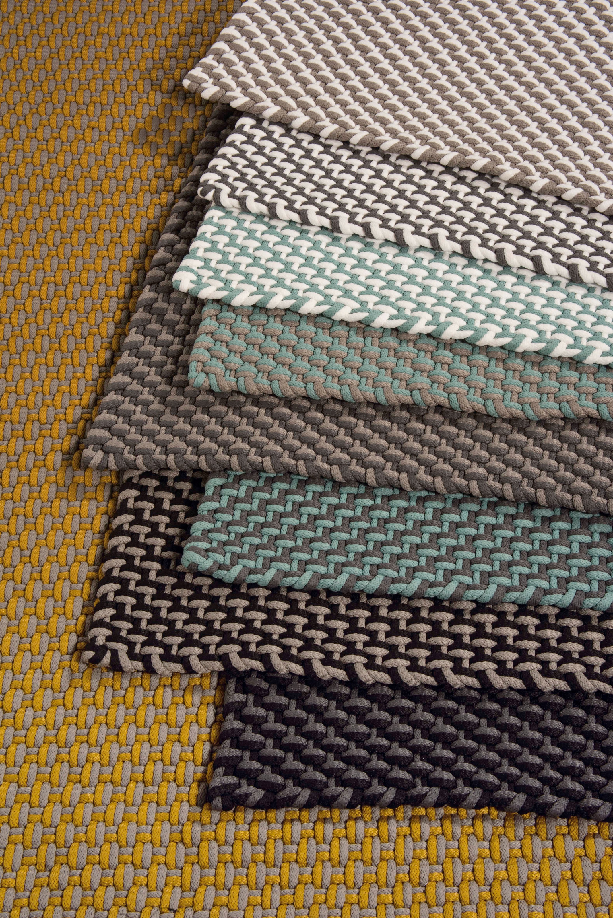 PAD Fußmatte »UNI, Schmutzfangmatte« rechteckig 15 mm Höhe handgewebt, Uni Farben, In- und Outdoor geeignet, auch als Läufer