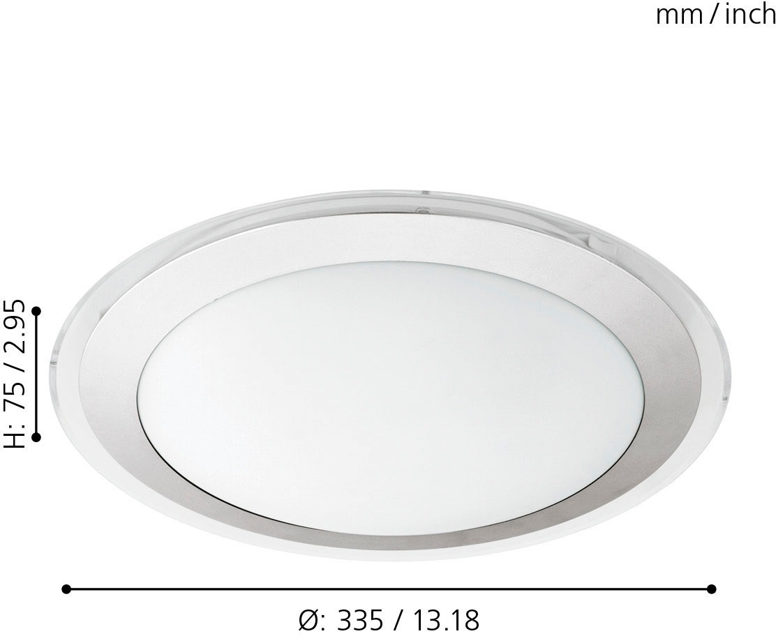 EGLO Deckenleuchte »COMPETA 1«, 1 flammig, Leuchtmittel LED-Board   LED fes günstig online kaufen