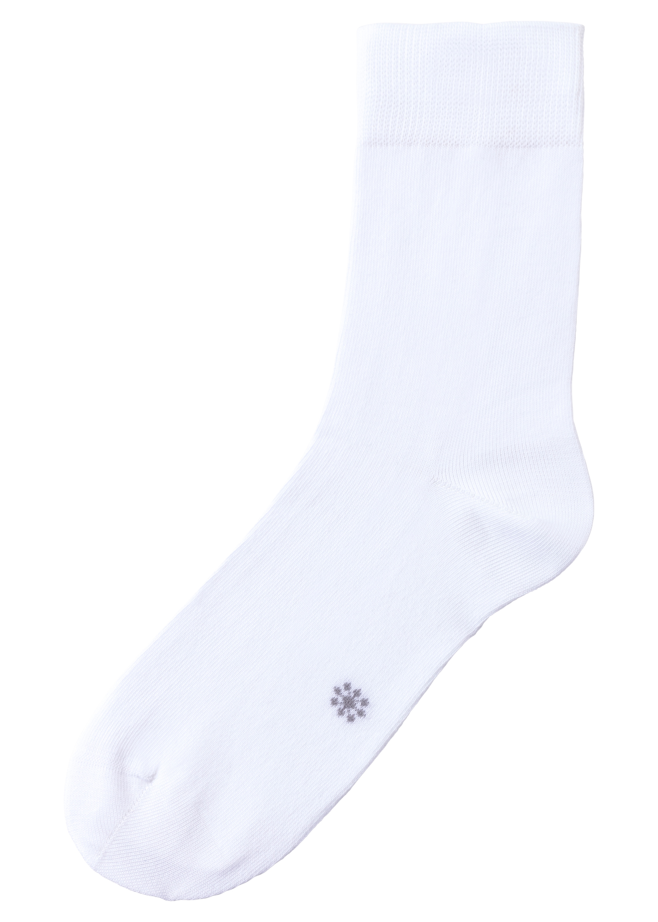 H.I.S Basicsocken, (Packung, 10 Paar), mit eingestrickten Symbolen