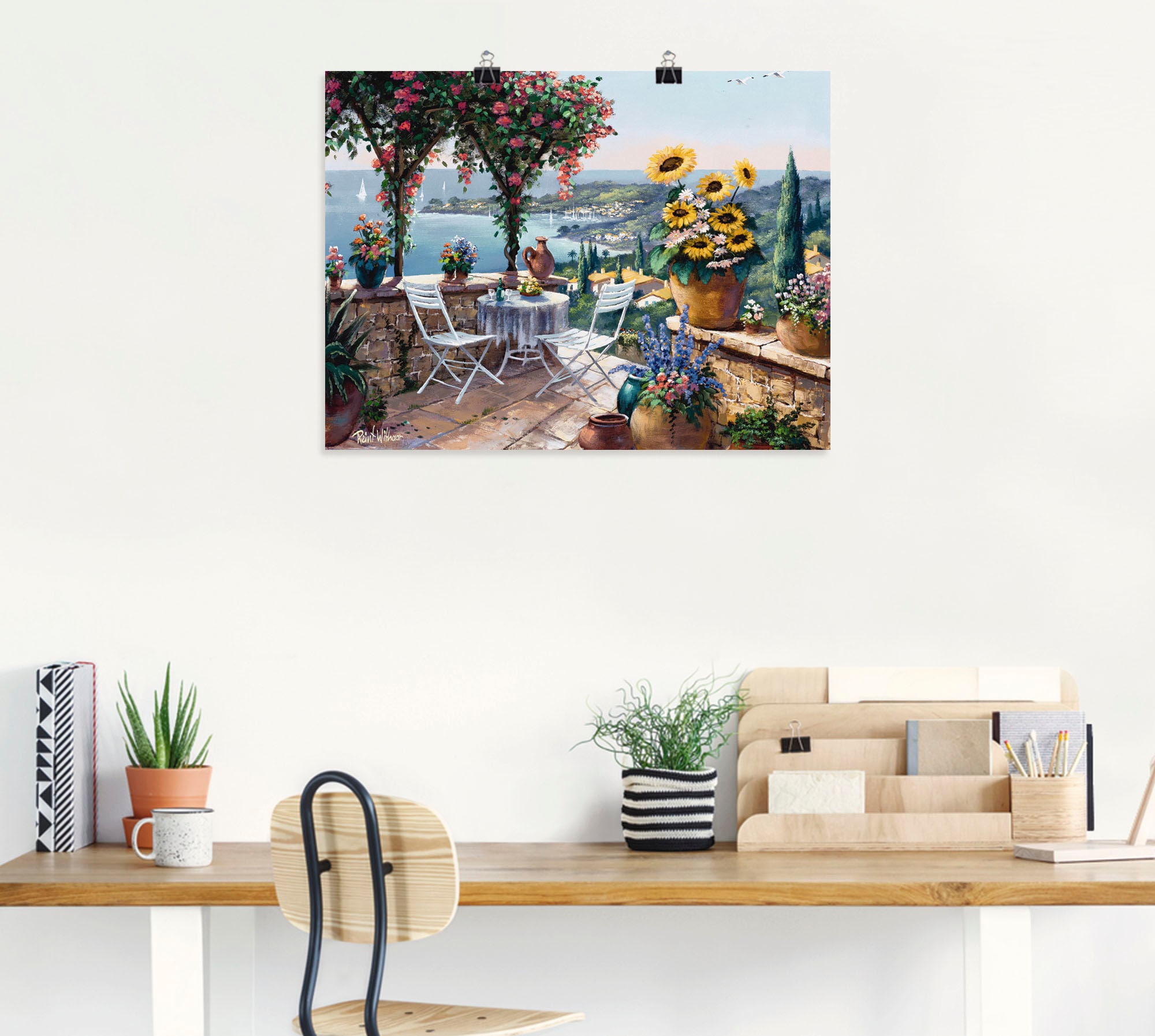 Artland Wandbild »Momente der Meditation«, Garten, (1 St.), als Leinwandbild, Poster, Wandaufkleber in verschied. Größen