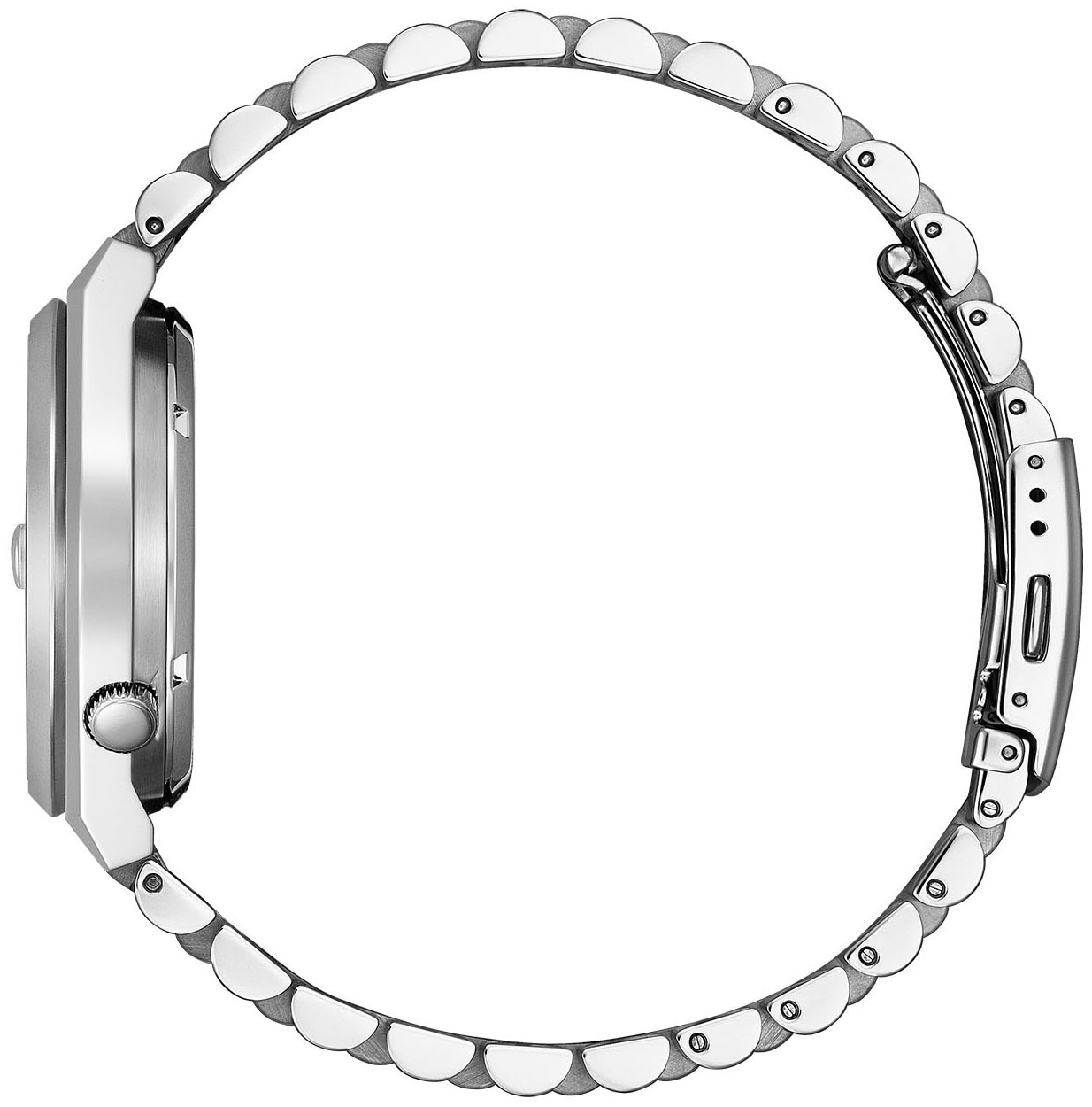 Citizen Automatikuhr »Tsuyosa«, Armbanduhr, Damenuhr, Herrenuhr, Edelstahlarmband, Saphirglas, Datum
