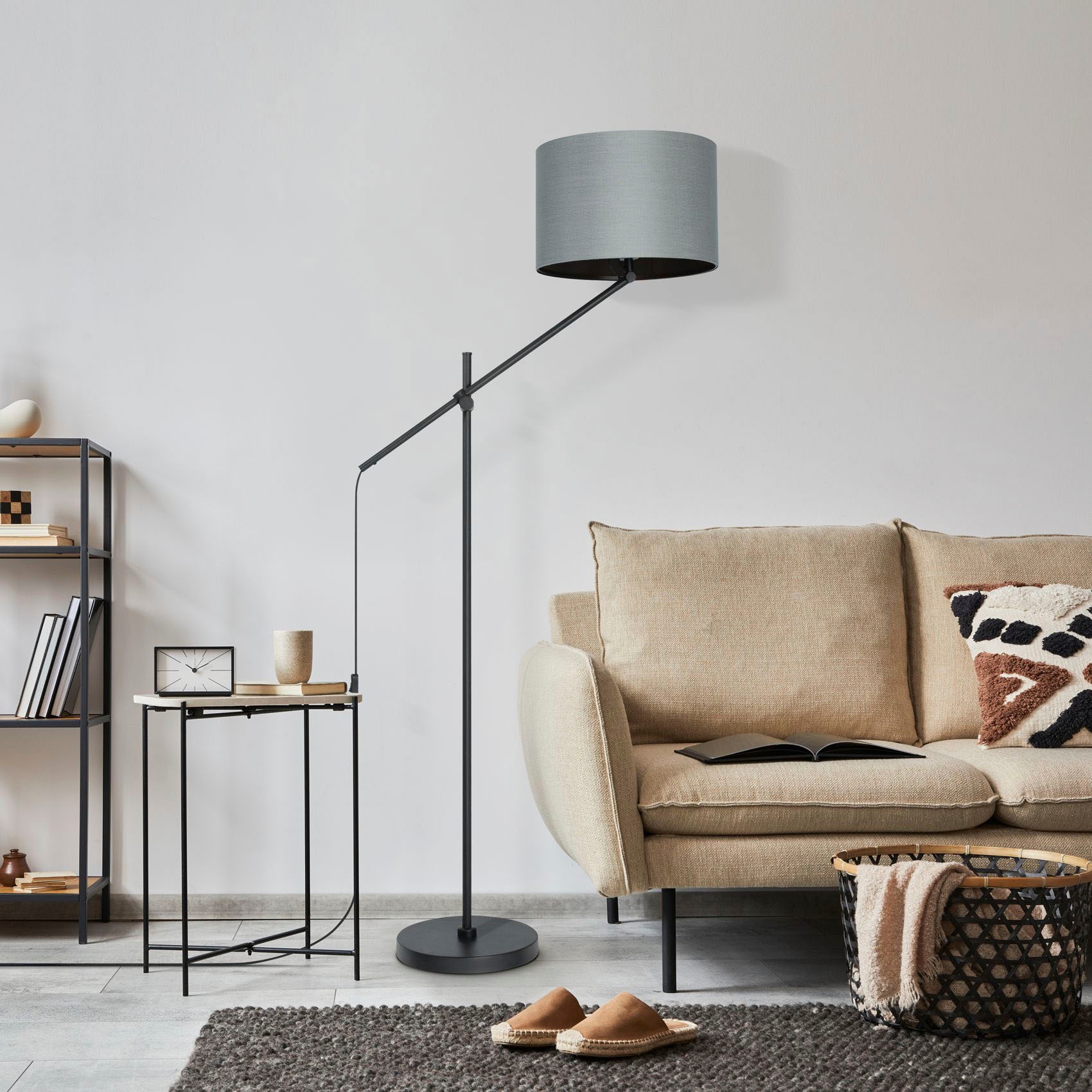 Paco Home Stehlampe »TOM«, 1 flammig, Leuchtmittel E27   ohne Leuchtmittel, günstig online kaufen