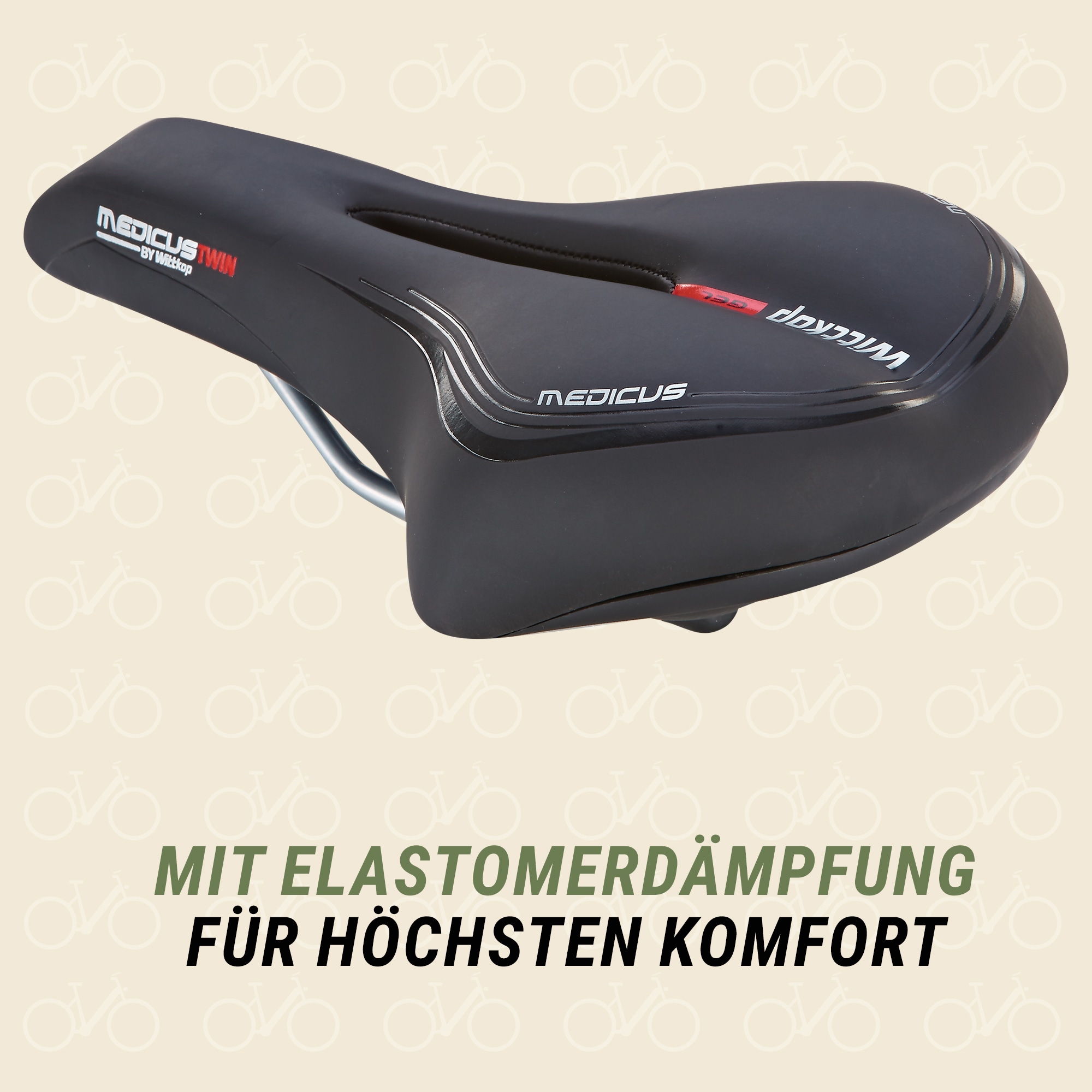 MEDICUS Fahrradsattel »Gesundheitssattel«