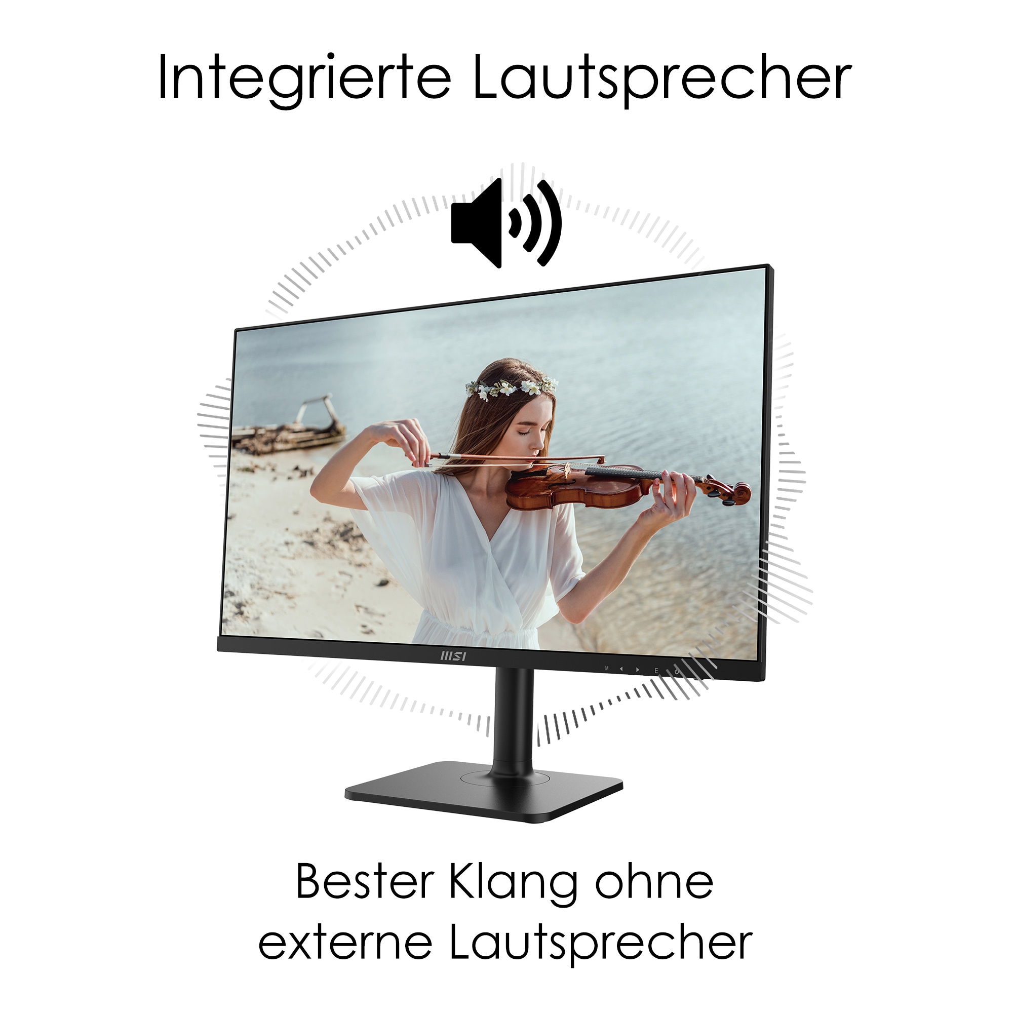 MSI Gaming-Monitor »Modern MD271P«, 69 cm/27 Zoll, 1920 x 1080 px, Full HD, 5 ms Reaktionszeit, 75 Hz, 3 Jahre Herstellergarantie, höhenverstellbar, USB-C