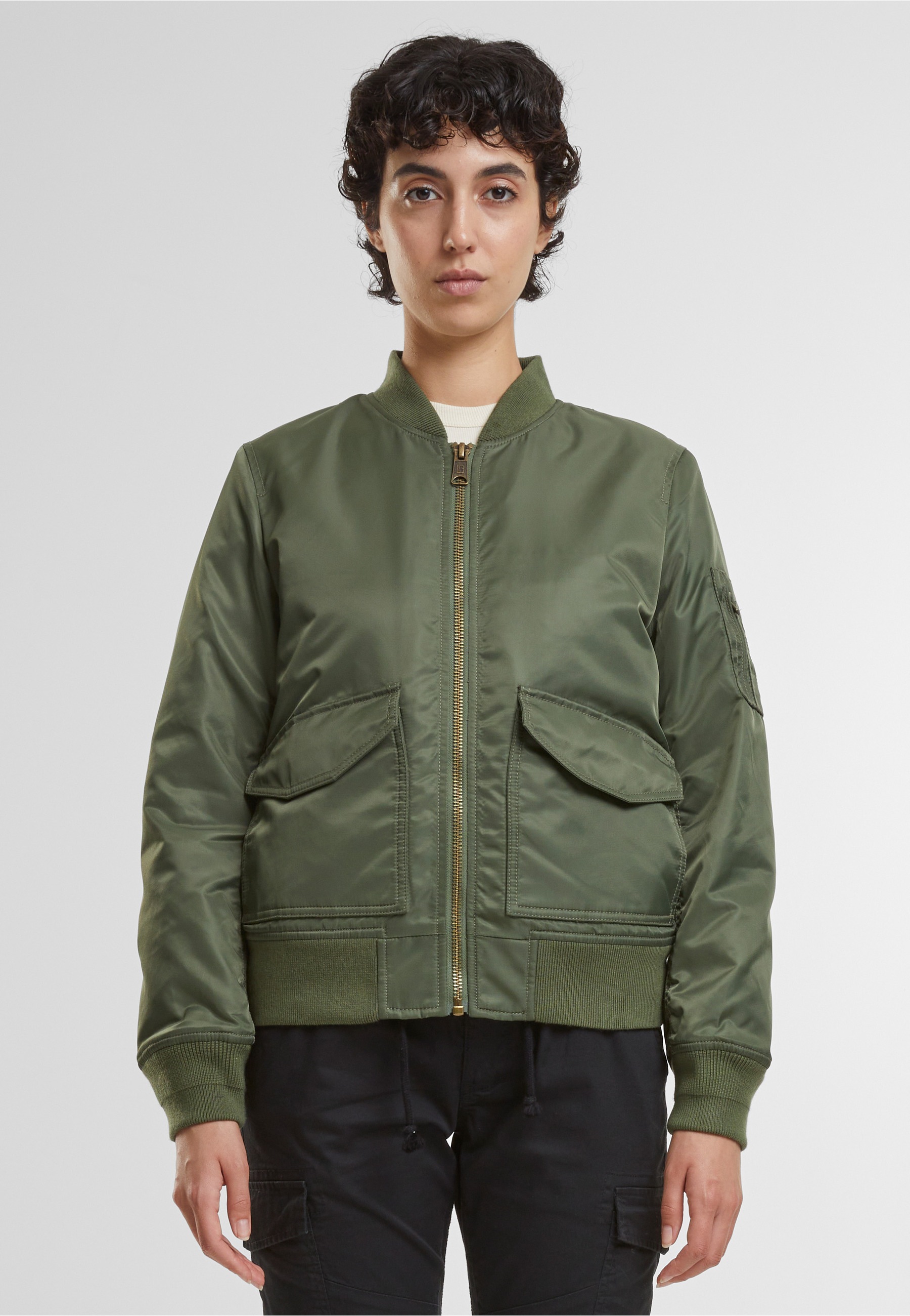 Brandit Bomberjacke »Brandit Brandit Women Sherpa Jacket« 1 Stk. tlg. ohne Kapuze