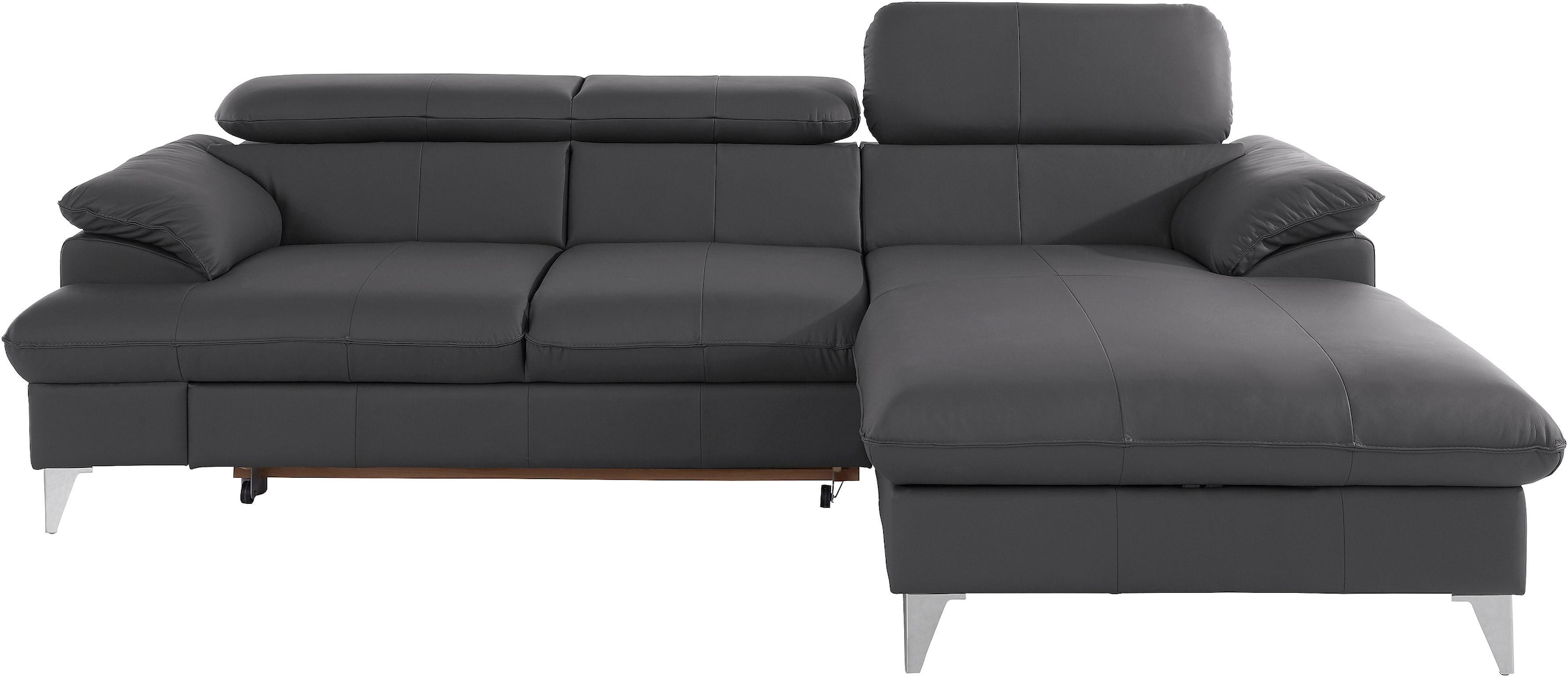 COTTA Ecksofa "Caluso L-Form" mit Kopfteilverstellung, wahlweise mit Bettfu günstig online kaufen