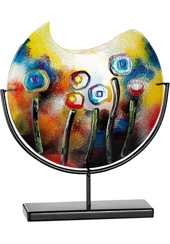 GILDE GLAS art Dekovase »Fresh Flowers«, handbemalt mit Fusingglas-Elementen kaufen