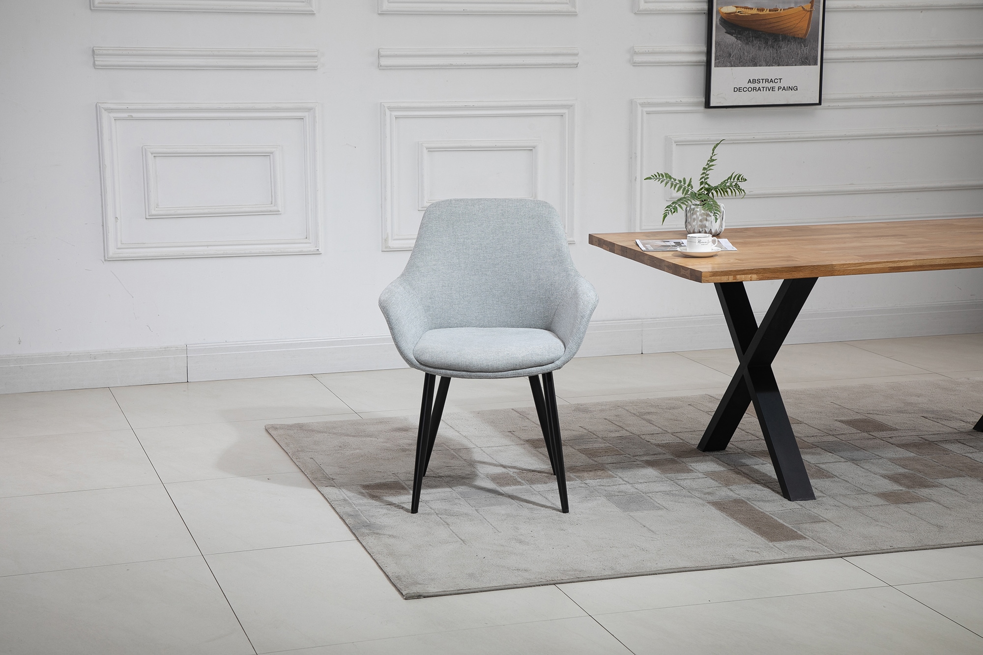 SalesFever Essgruppe, (Set, 5 tlg.), Tischplatte behandelt mit OSMO Hartwachs-Öl in seidenmattem Finish