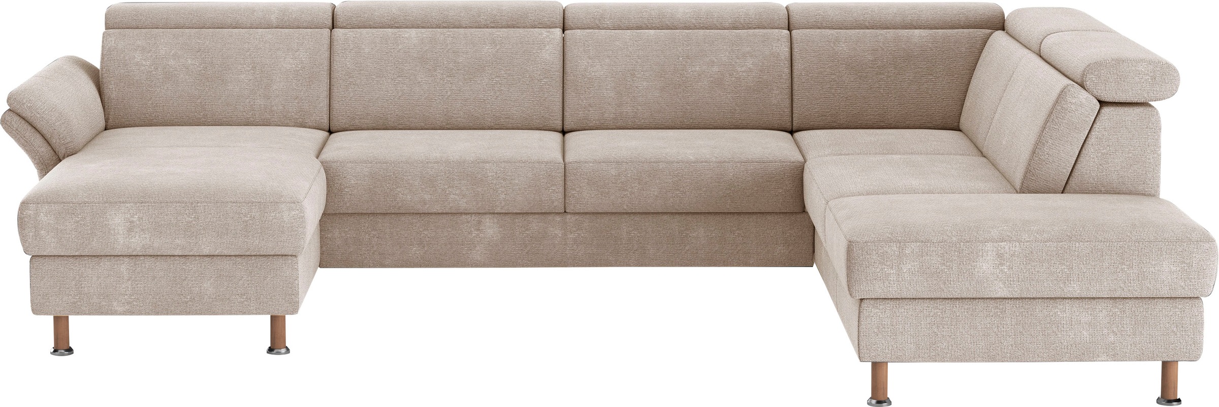 Home affaire Wohnlandschaft »Calypso U-Form«, wahlweise mit motorischer Relaxfunktion