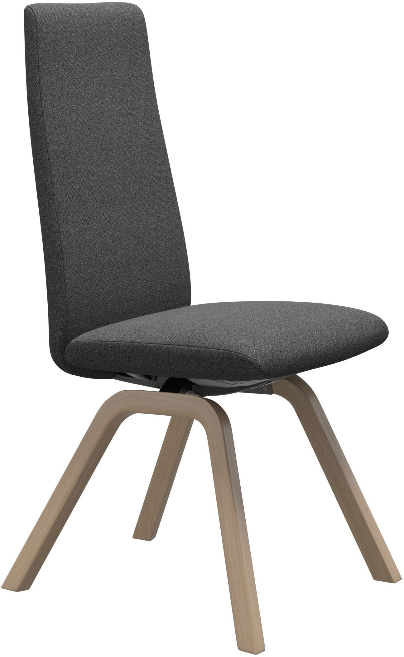 Stressless® Polsterstuhl »Laurel«, ROHLEDER Stoff Q2 FARON, High Back, Größe M, mit schräggestellten Beinen in Eiche natur