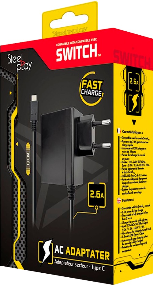 Steelplay Ladestation »Netzadapter 220V Switch«