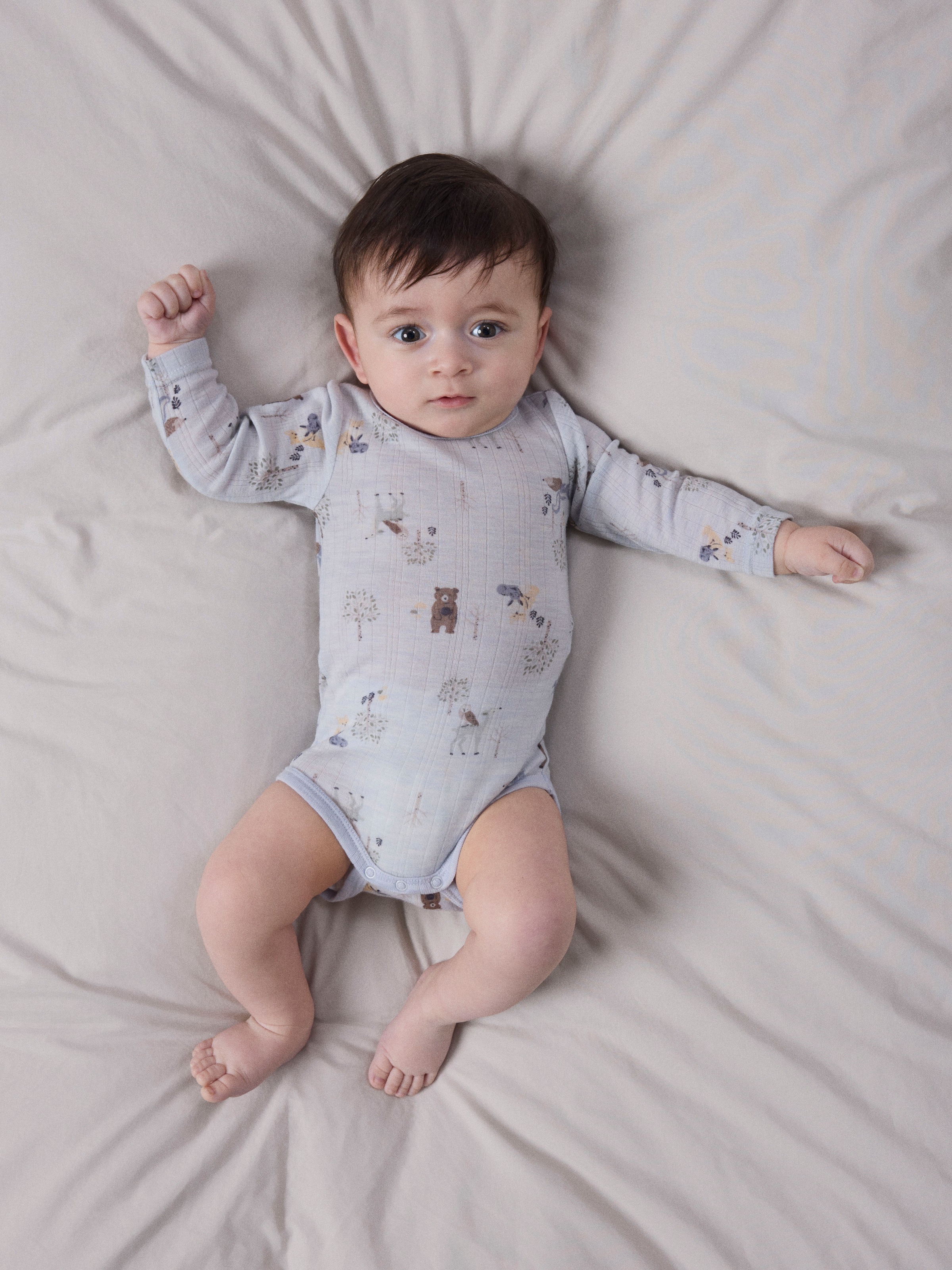Name It Langarmbody »NBMWANG WOOL NEEDLE LS BODY NOOS« Wolle