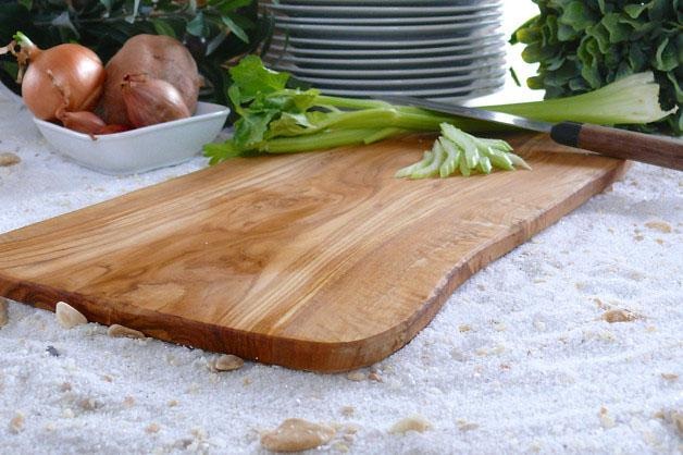 Olivenholz-erleben Schneidebrett »Naturschnitt aus hochwertigem naturbelass günstig online kaufen