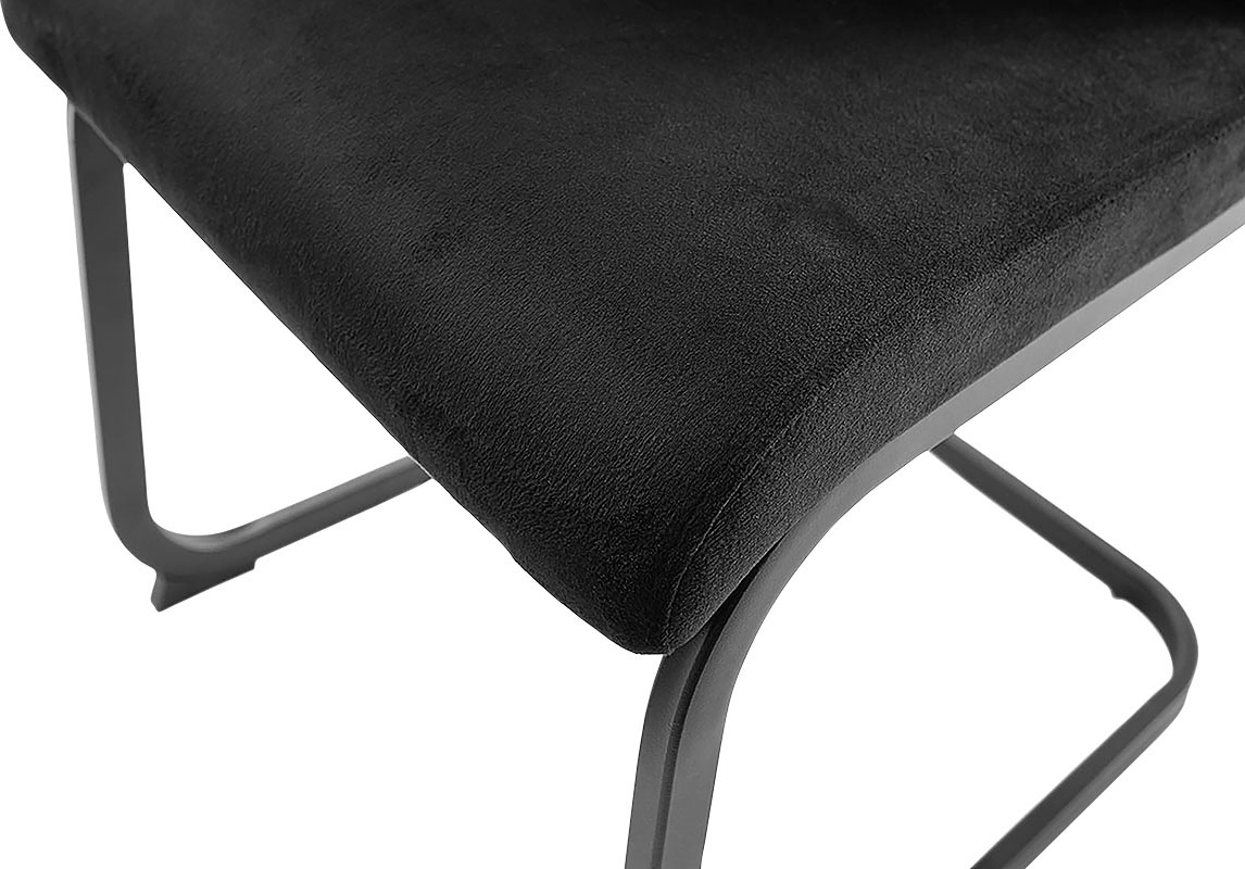 MCA furniture Freischwinger »MCA TICINO Schwingstuhl«, Veloursstoff, (4er-Set), Schwingstühle, Schwinger, Komfortsitzhöhe von ca. 48 cm