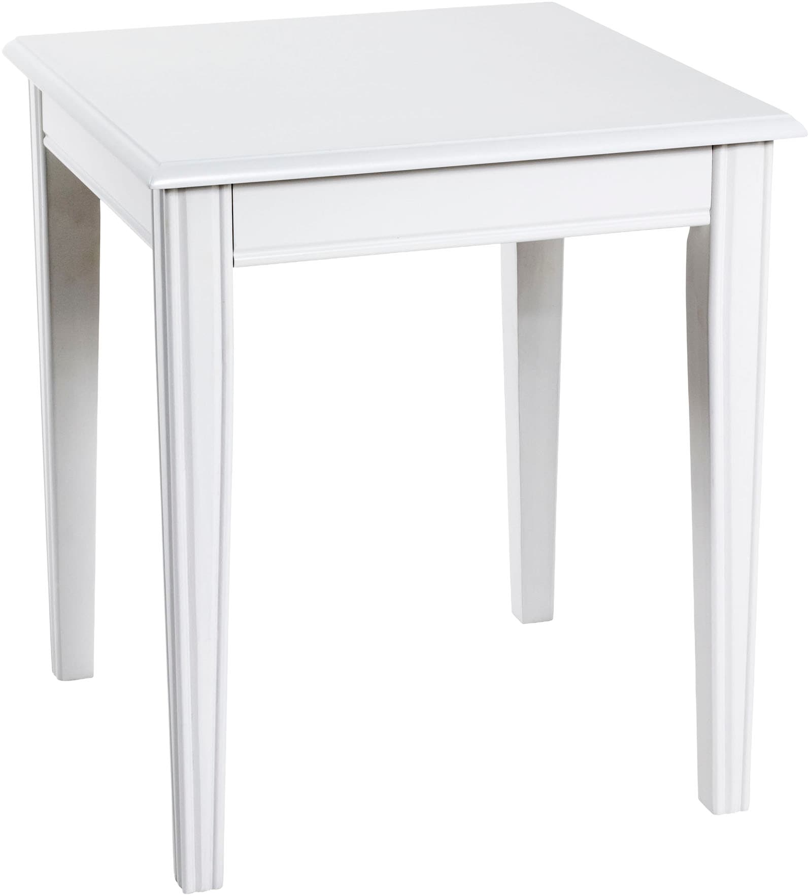 HAKU Beistelltisch »Sofatisch, Wohnzimmertisch« 1 Stk. tlg. quadratisch - aus MDF Weiß B/T/H 45/45/51 cm