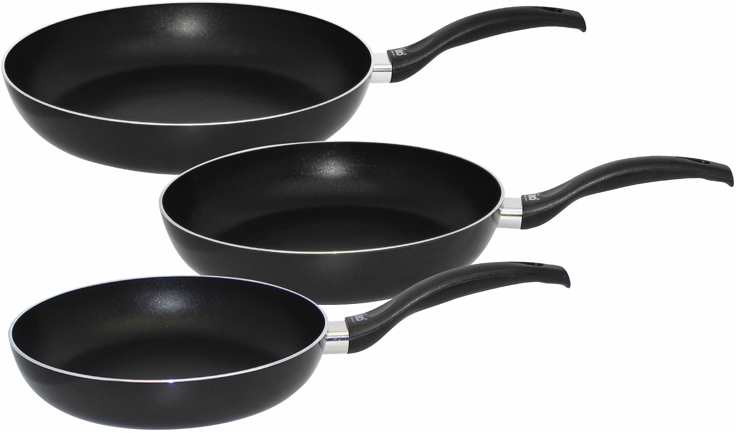 Elo Pfannen-Set »Ducto 3 teilig«, Aluminium, (Set, 3 tlg., je 1 Pfanne Ø 20/24/28 cm), Induktion