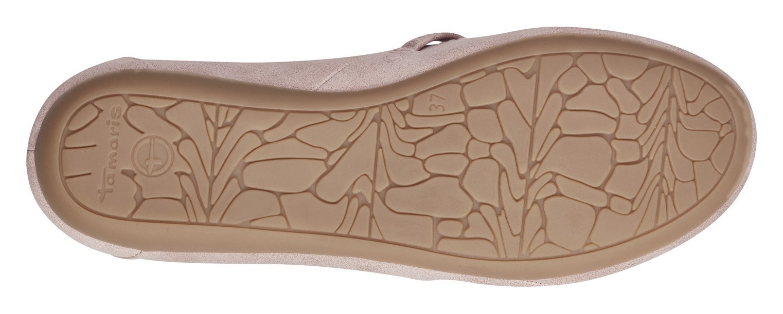Tamaris Ballerina »Caterina«  Flats, Festtagsmode, Slipper mit Gummizugriemchen
