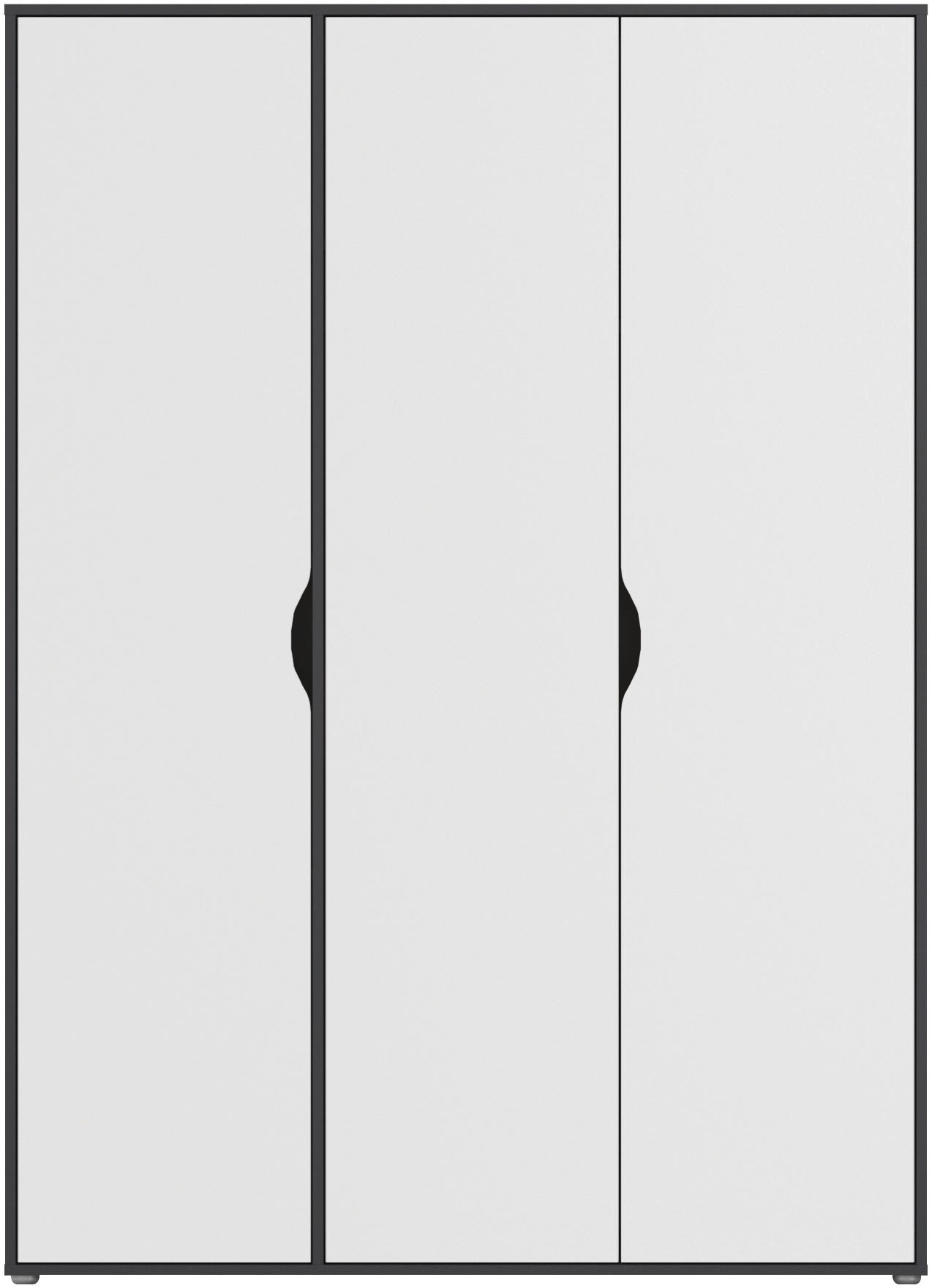 rauch Drehtürenschrank »Kleiderschrank Schrank Garderobe Wäscheschrank NARAI viel Stauraum«, (in 3 verschiedenen Ausstattungen BASIC/CLASSIC/PREMIUM), Griffausfräsungen für eine grifflose Optik TOPSELLER MADE IN GERMANY