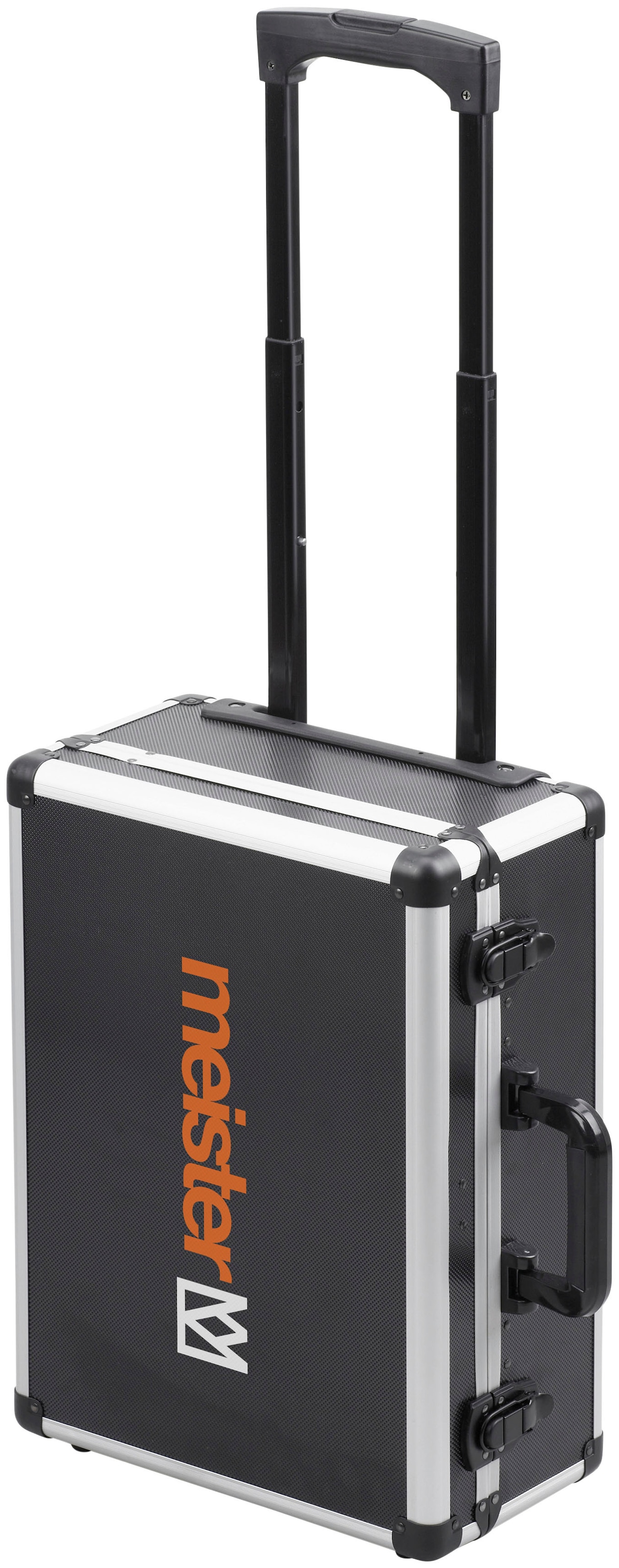 meister Werkzeugset »Profi Werkzeugtrolley / 8971440«, 156-teilig, mit Rollen und Teleskophandgriff