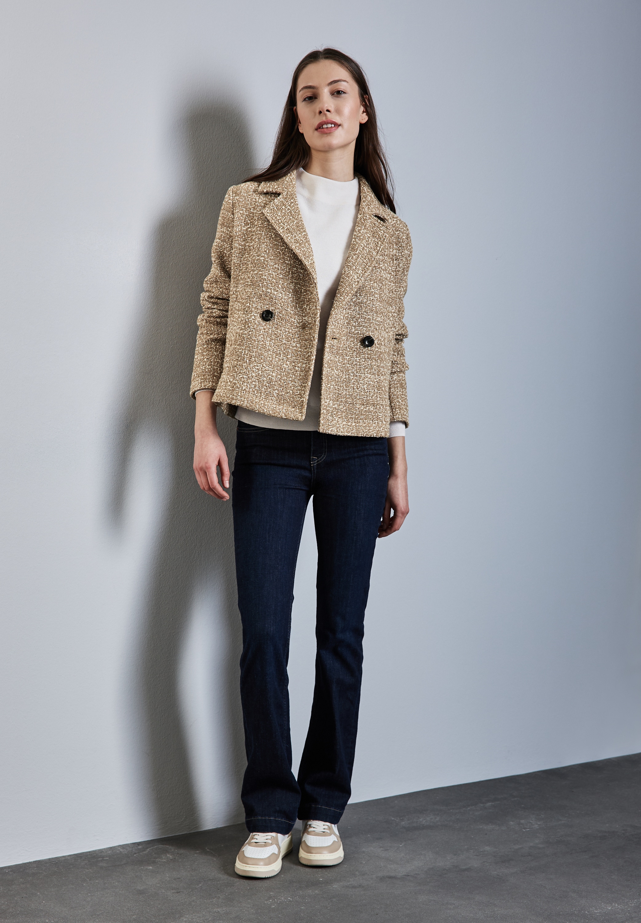 STREET ONE Jackenblazer, mit Bouclé-Struktur