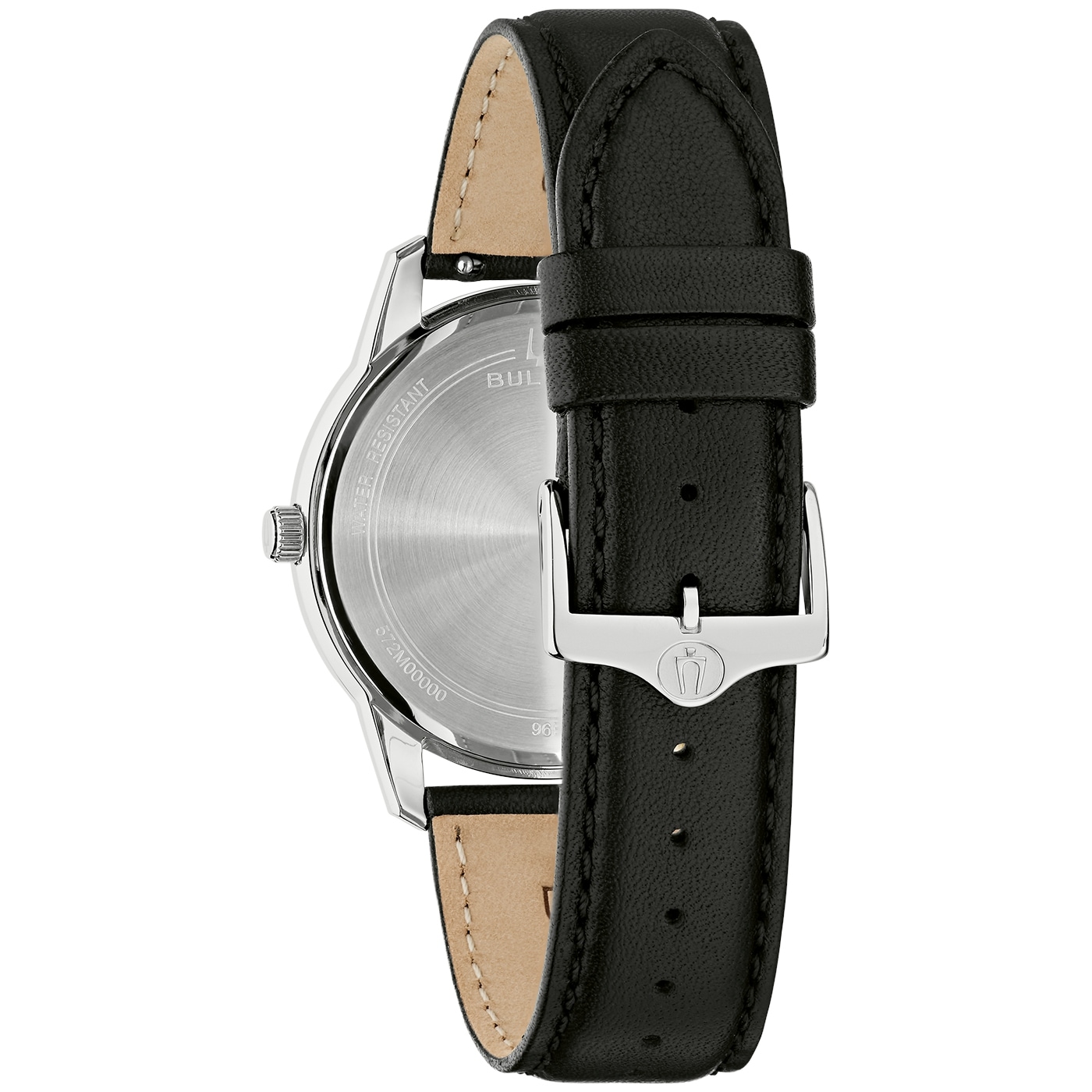 Bulova Quarzuhr »Sutton« Armbanduhr, Damenuhr, Herrenuhr, Lederarmband, analog, Datum